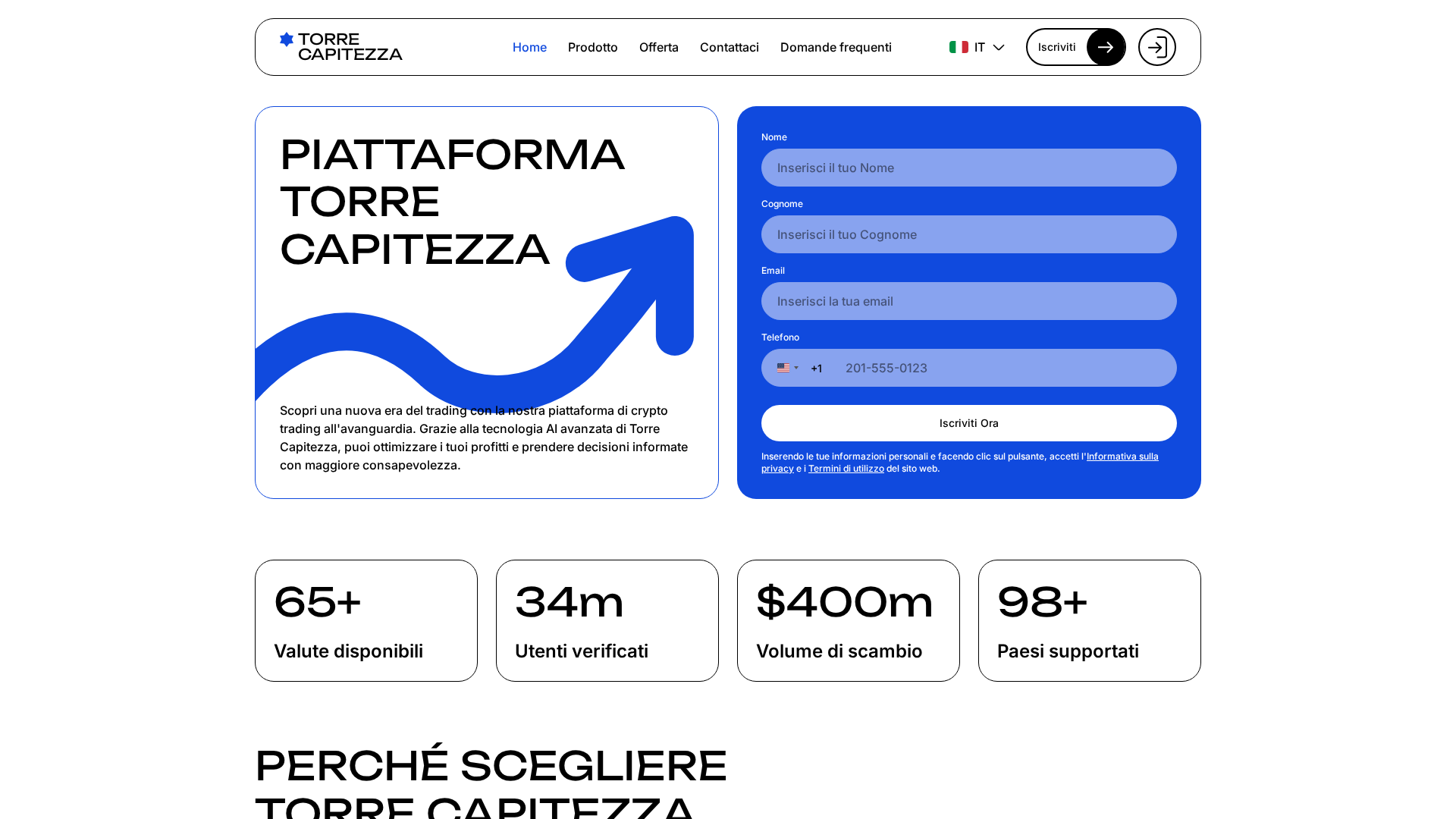 Screenshot of torrecapitezza.com