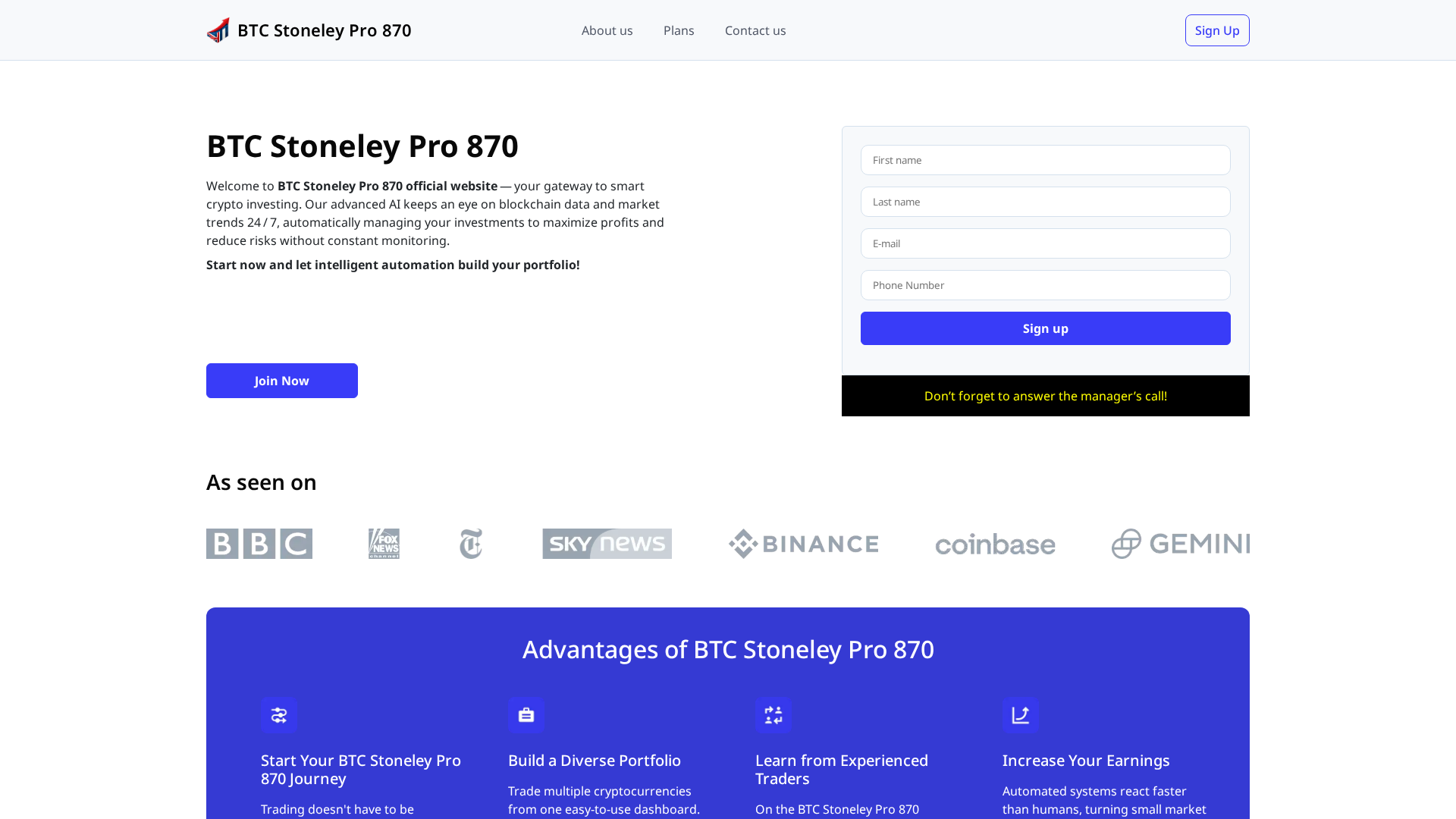 Screenshot of btcstoneleypro870.org