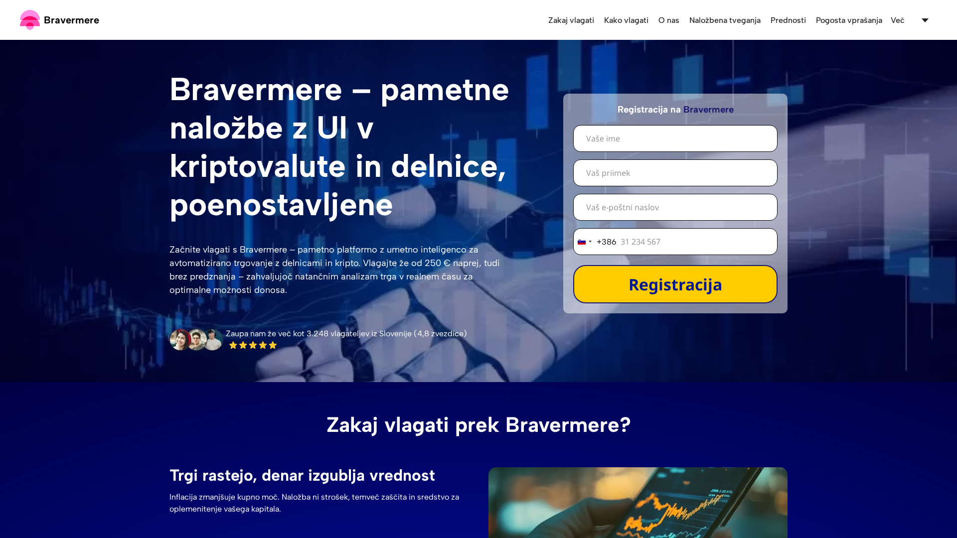 Screenshot of bravermere-pro.com