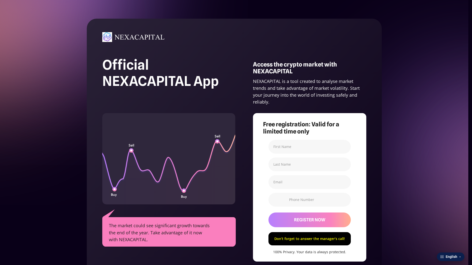 Screenshot of nexacapitaltrade.com