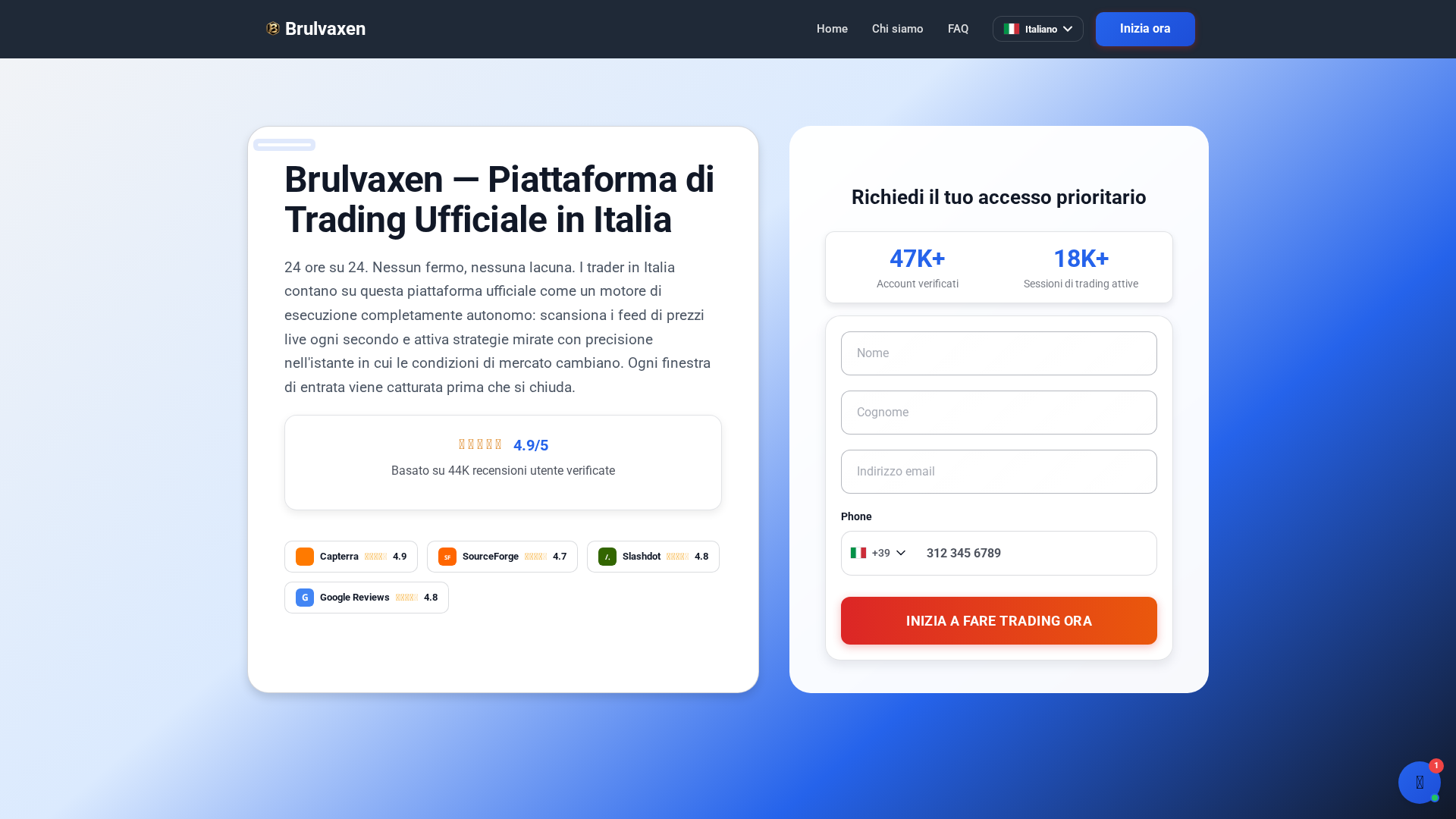 Screenshot of brulvaxen.it