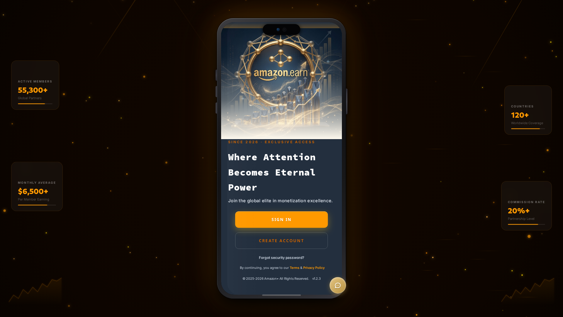 Screenshot of goamzearn.com