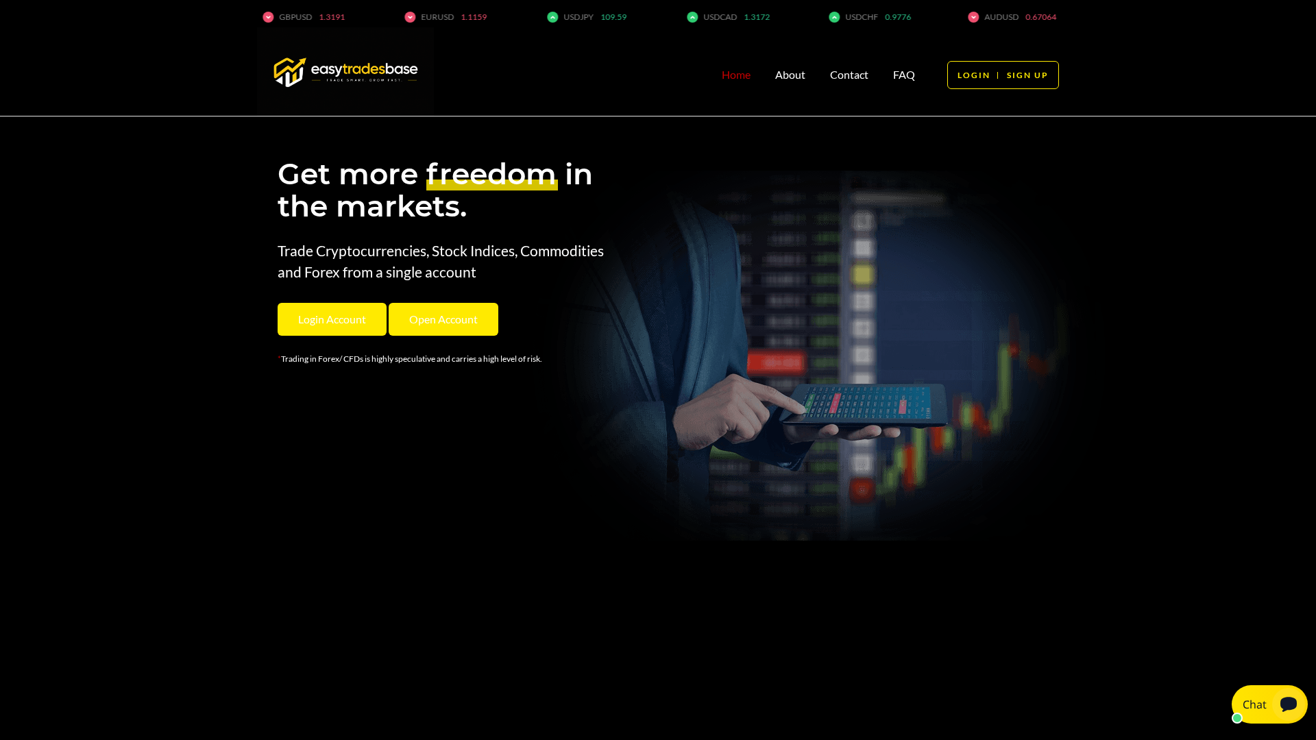 Screenshot of easytradesbase.live
