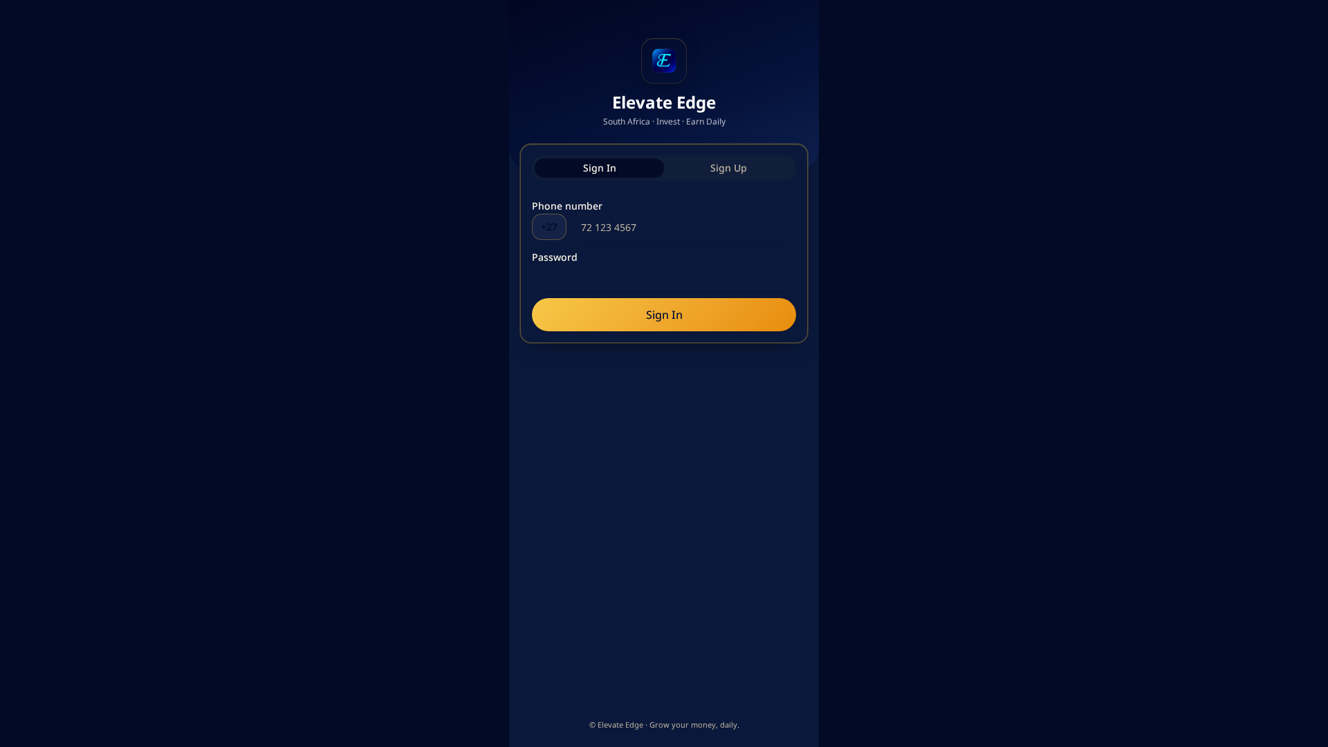 Screenshot of elevate-edge.dev