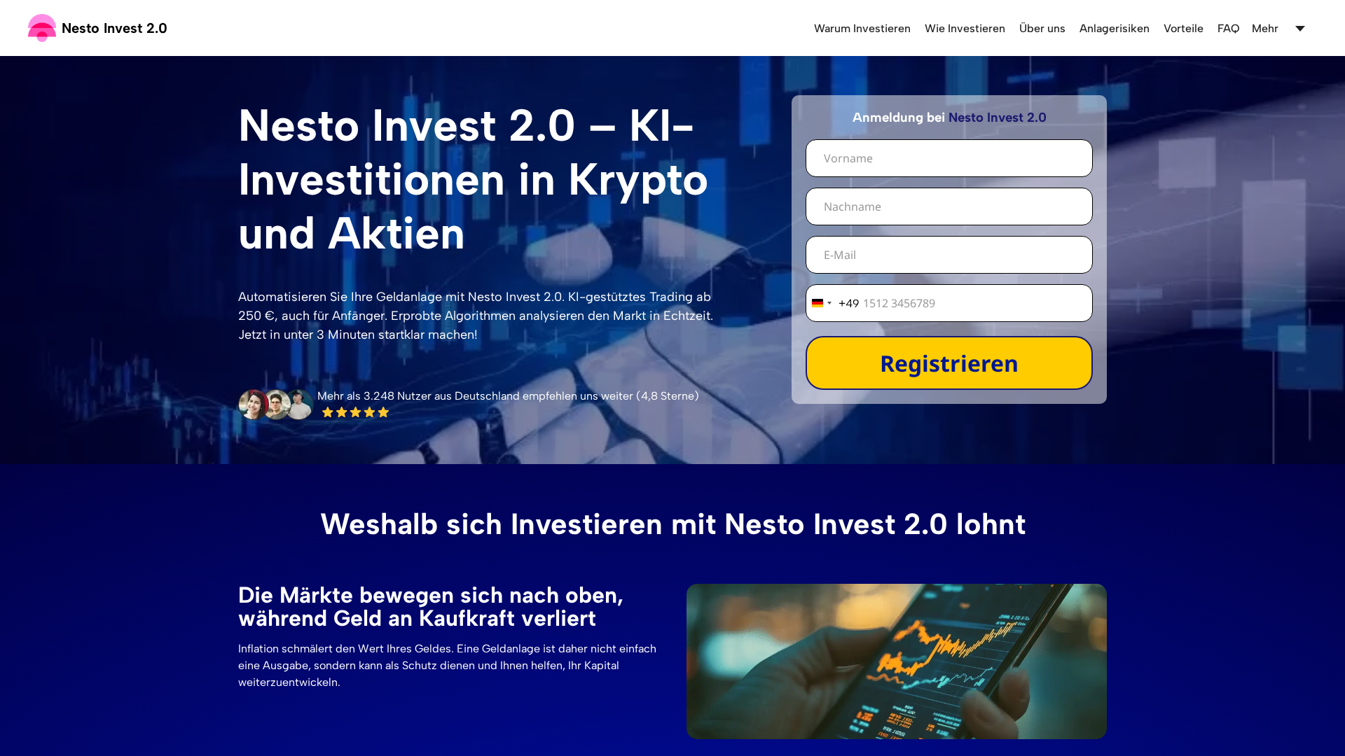 Screenshot of nesto-invest-2.de