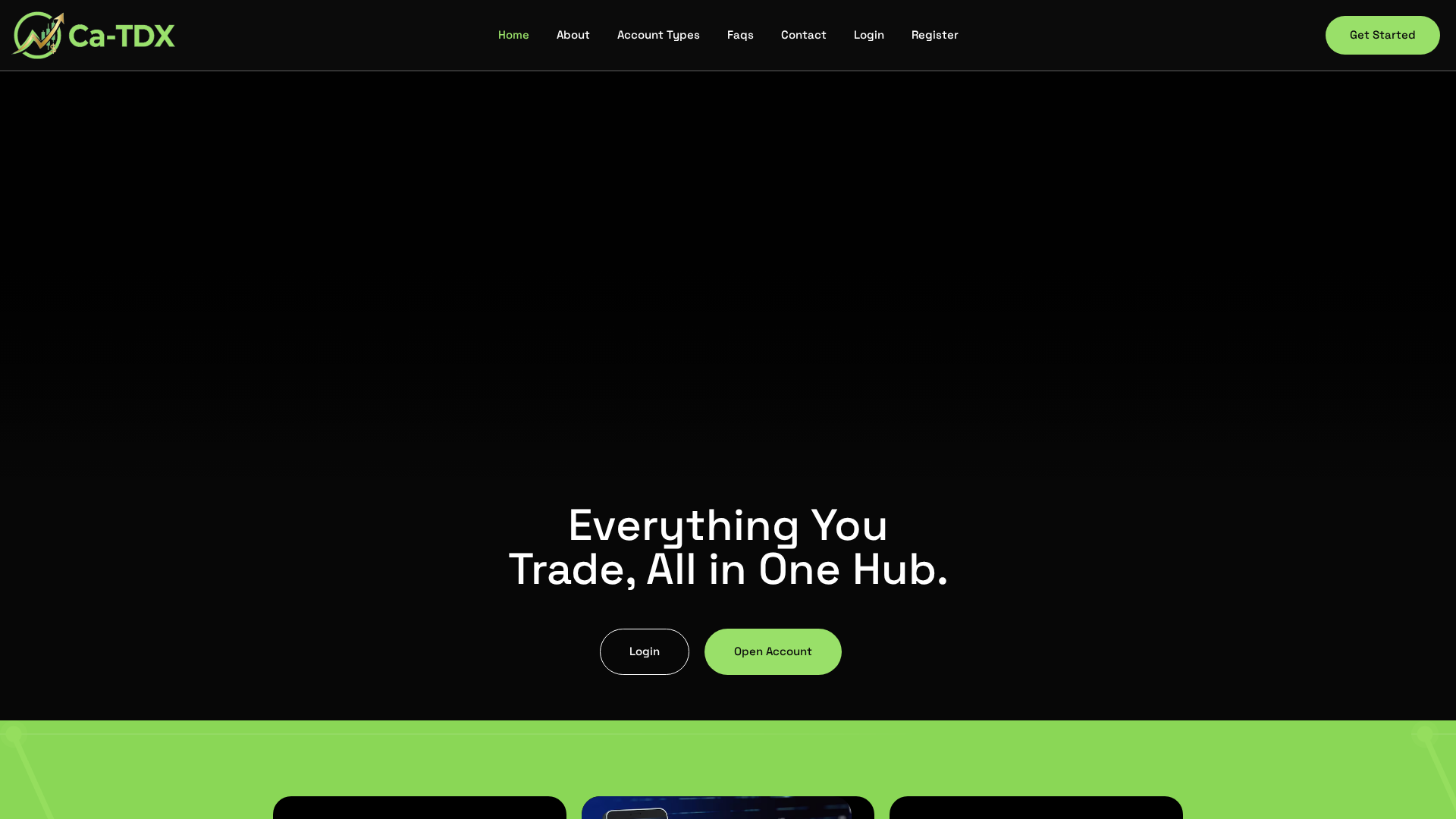 Screenshot of ca-tdx.com