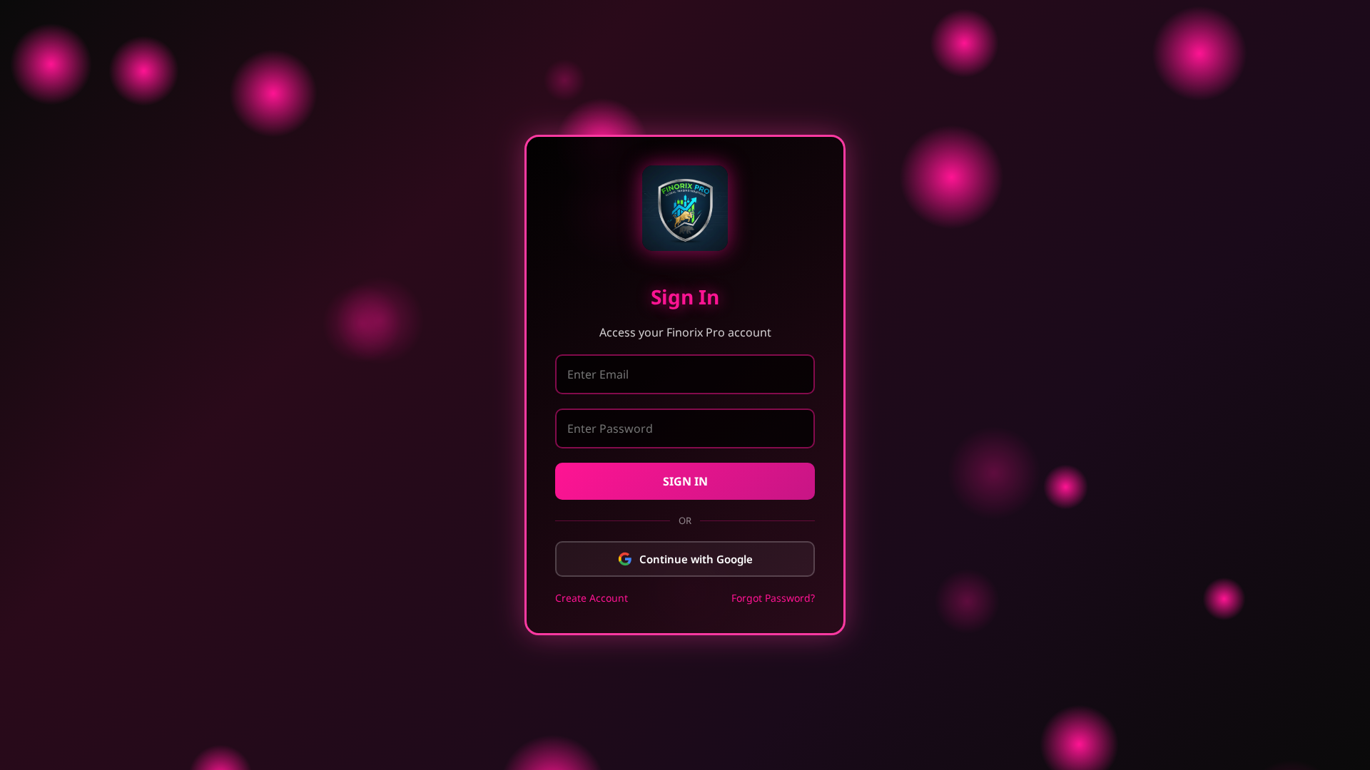 Screenshot of finorixpro.xyz