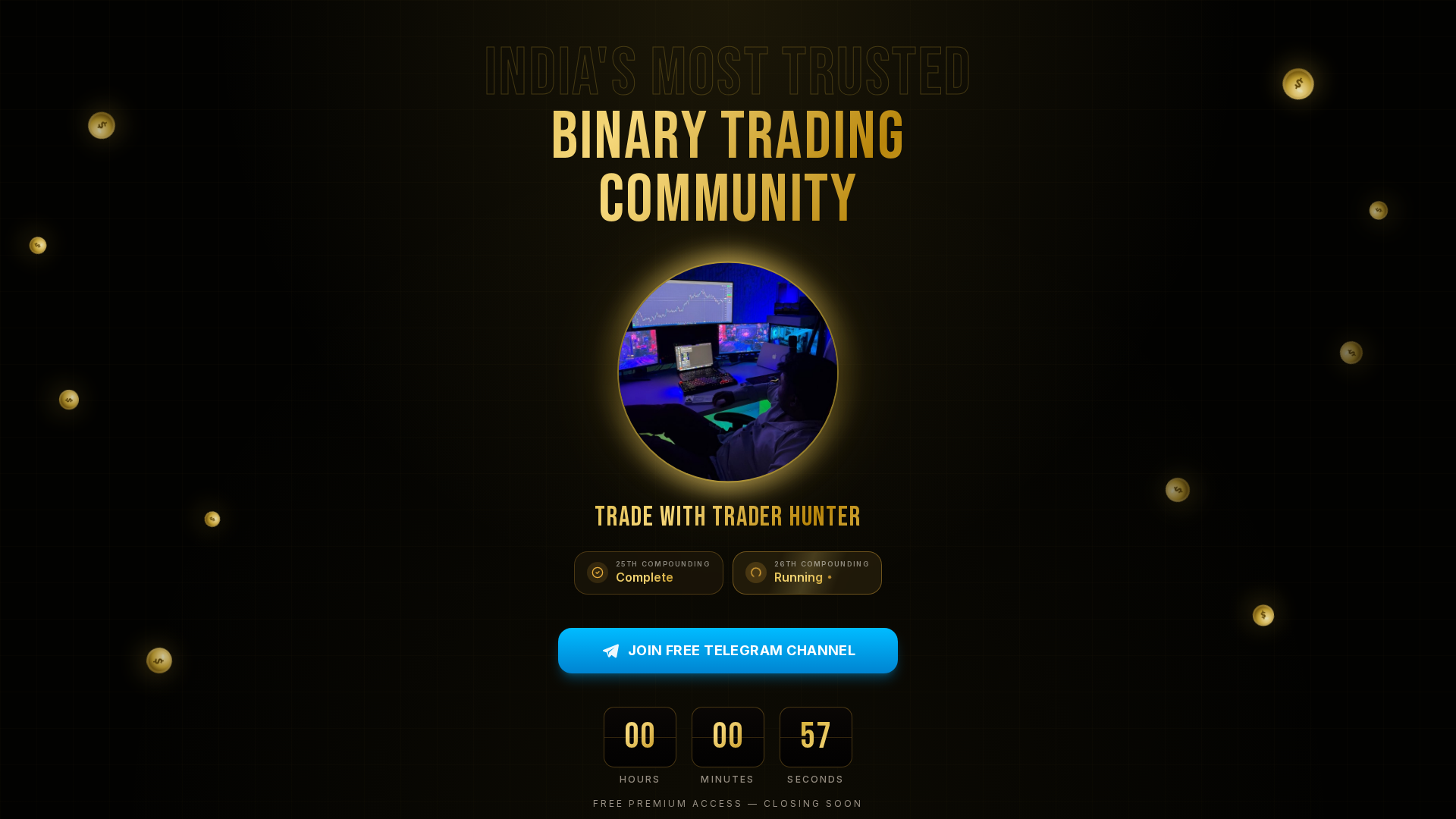 Screenshot of traderhunter.top