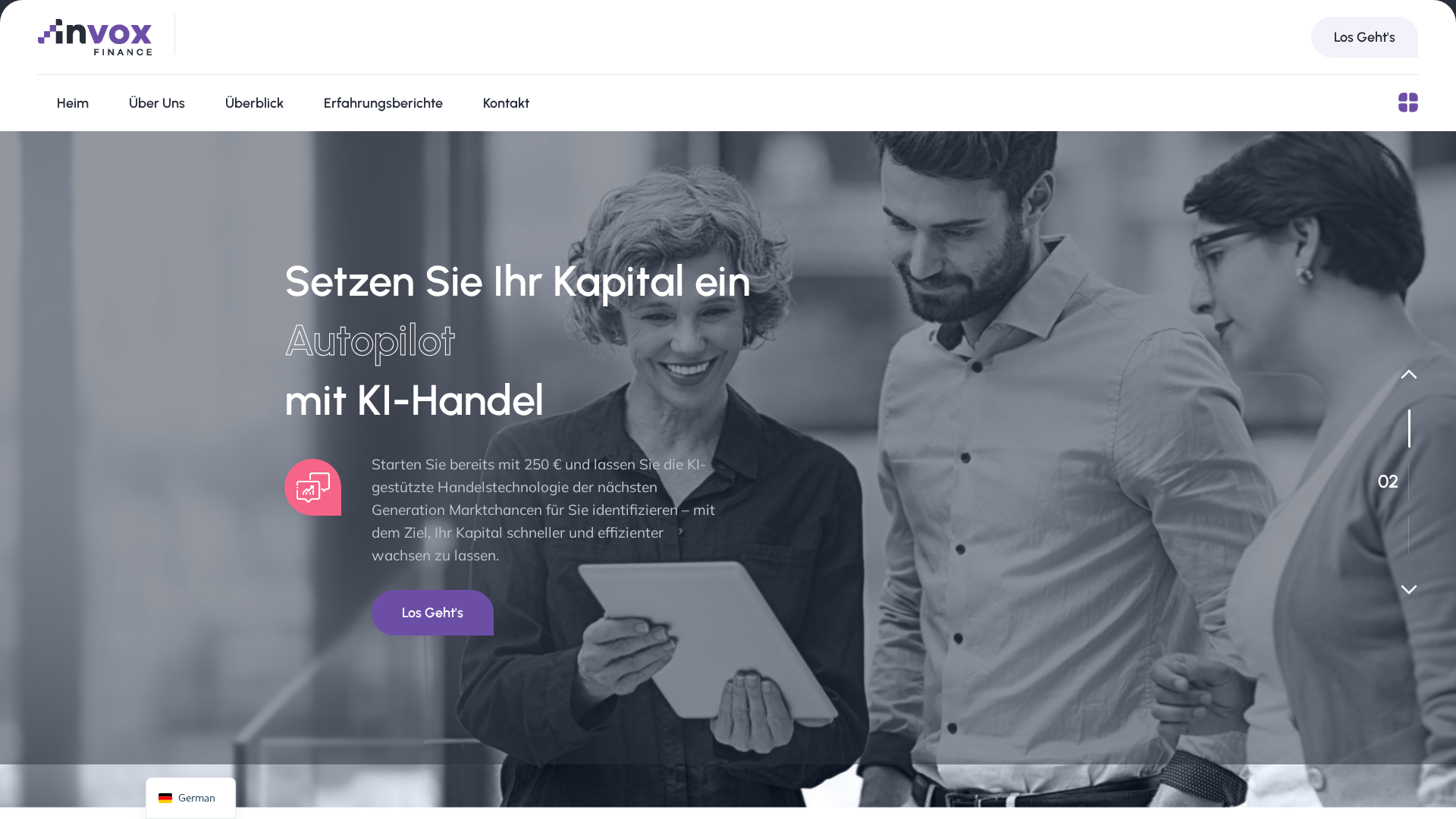 Screenshot of nordinvex.com