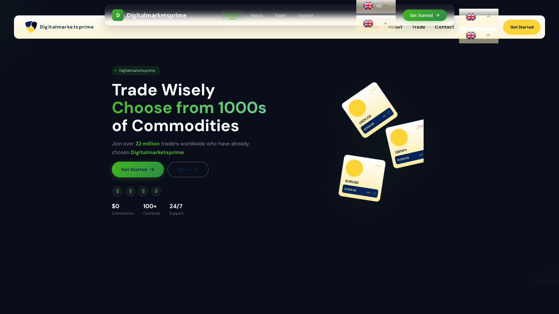 Screenshot of digitalmarketsprime.com