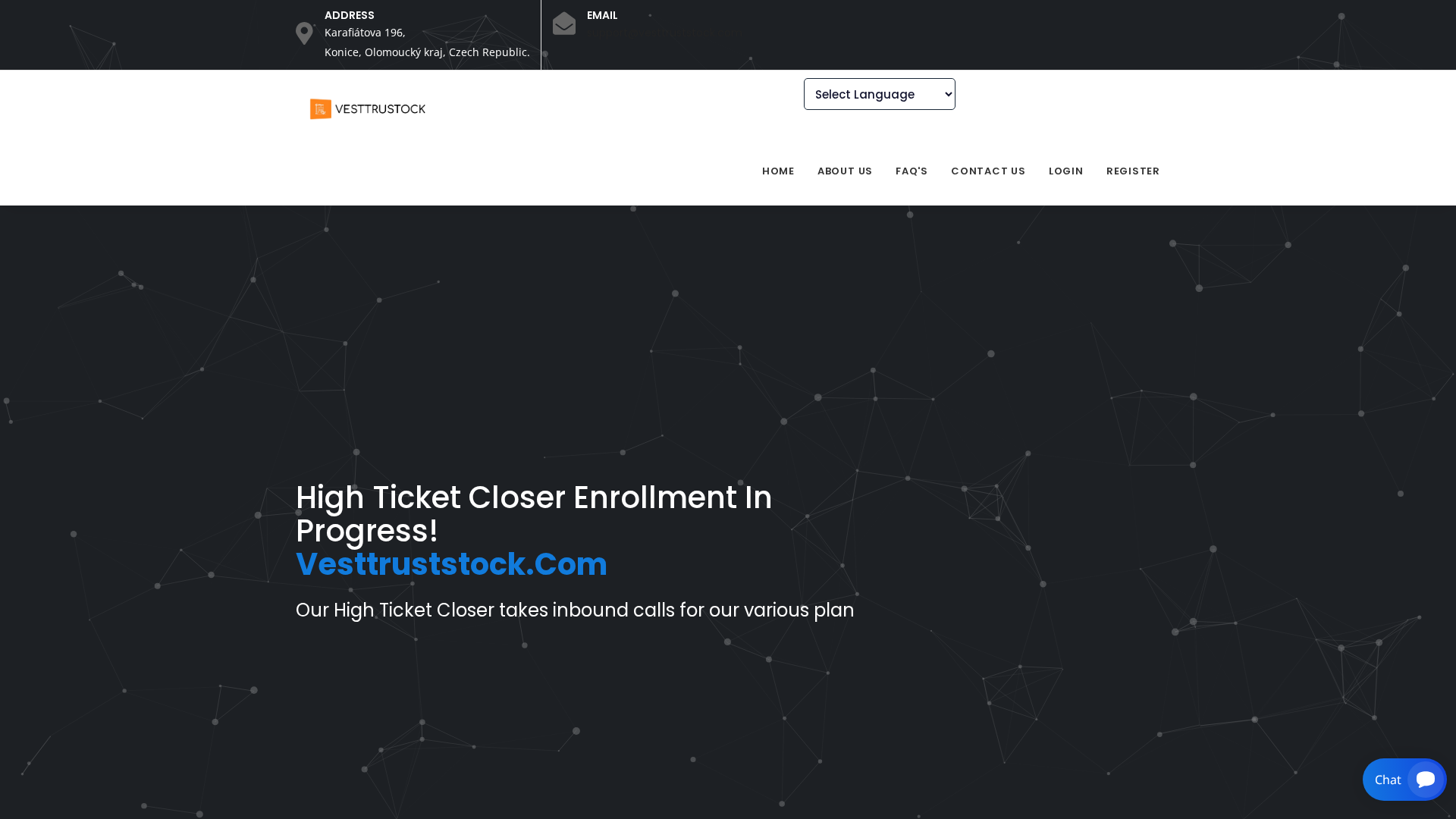 Screenshot of vesttruststock.com