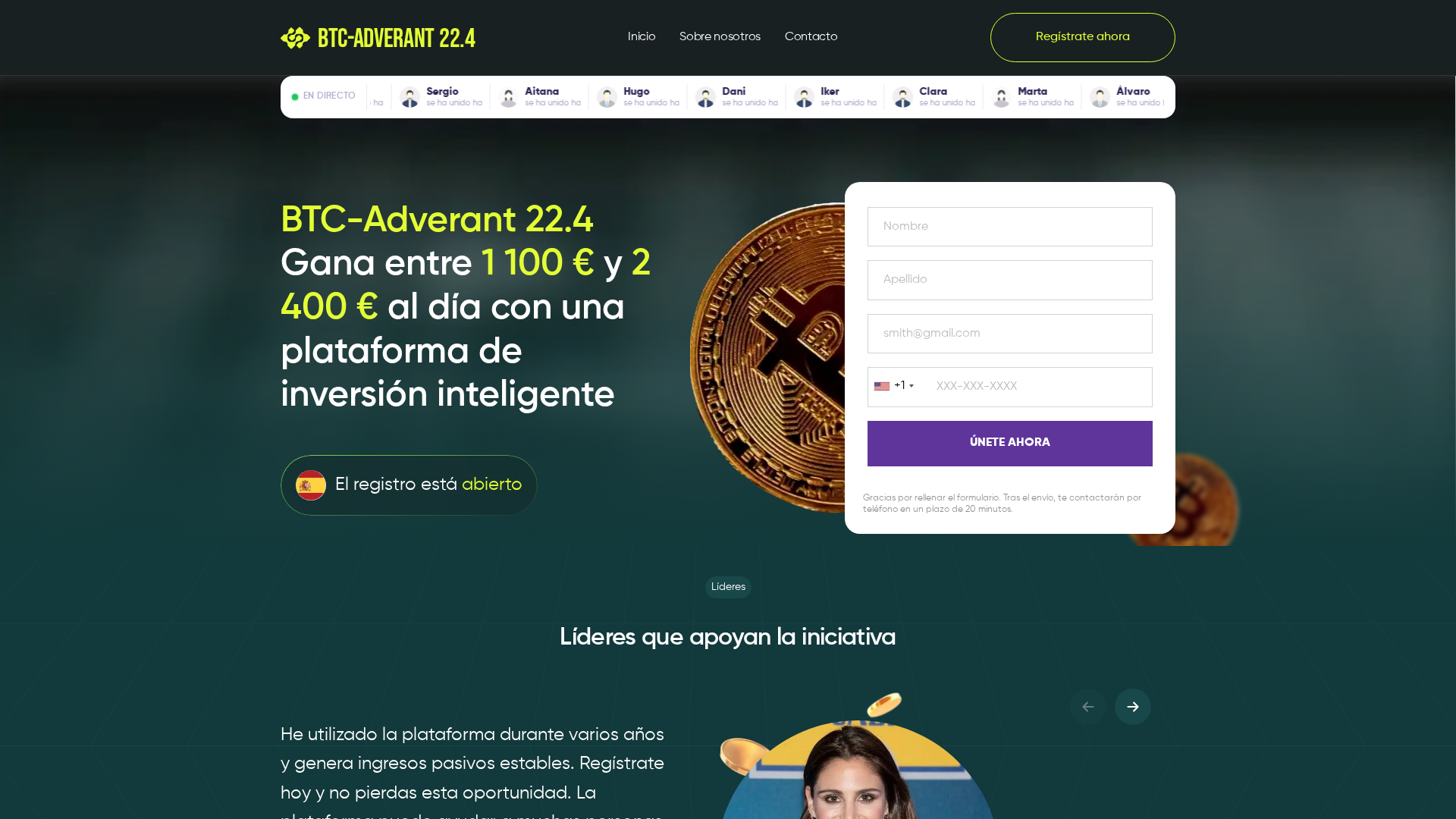 Screenshot of btc-adverant224-es.com