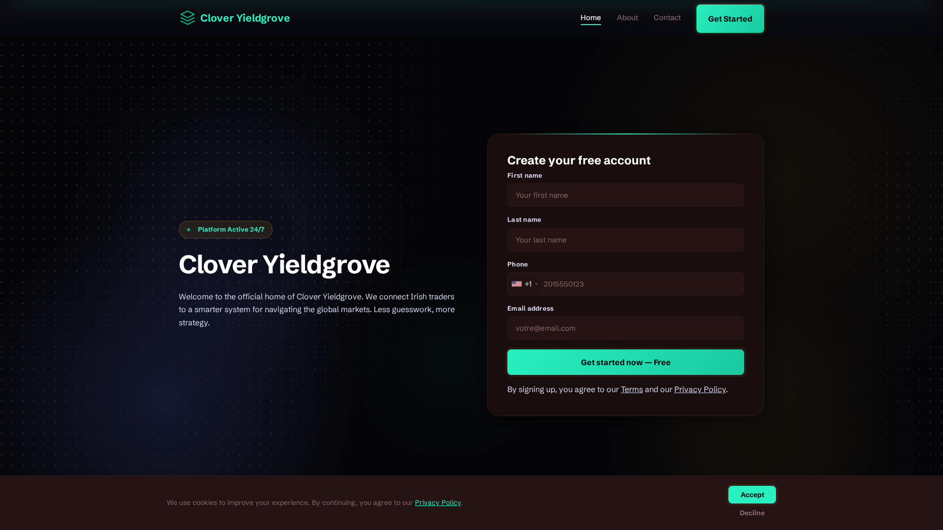 Screenshot of cloveryieldgrove.it.com
