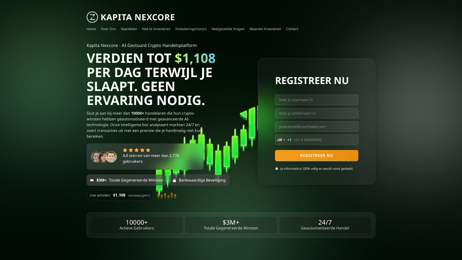 Screenshot of kapitanexcoretrade.com