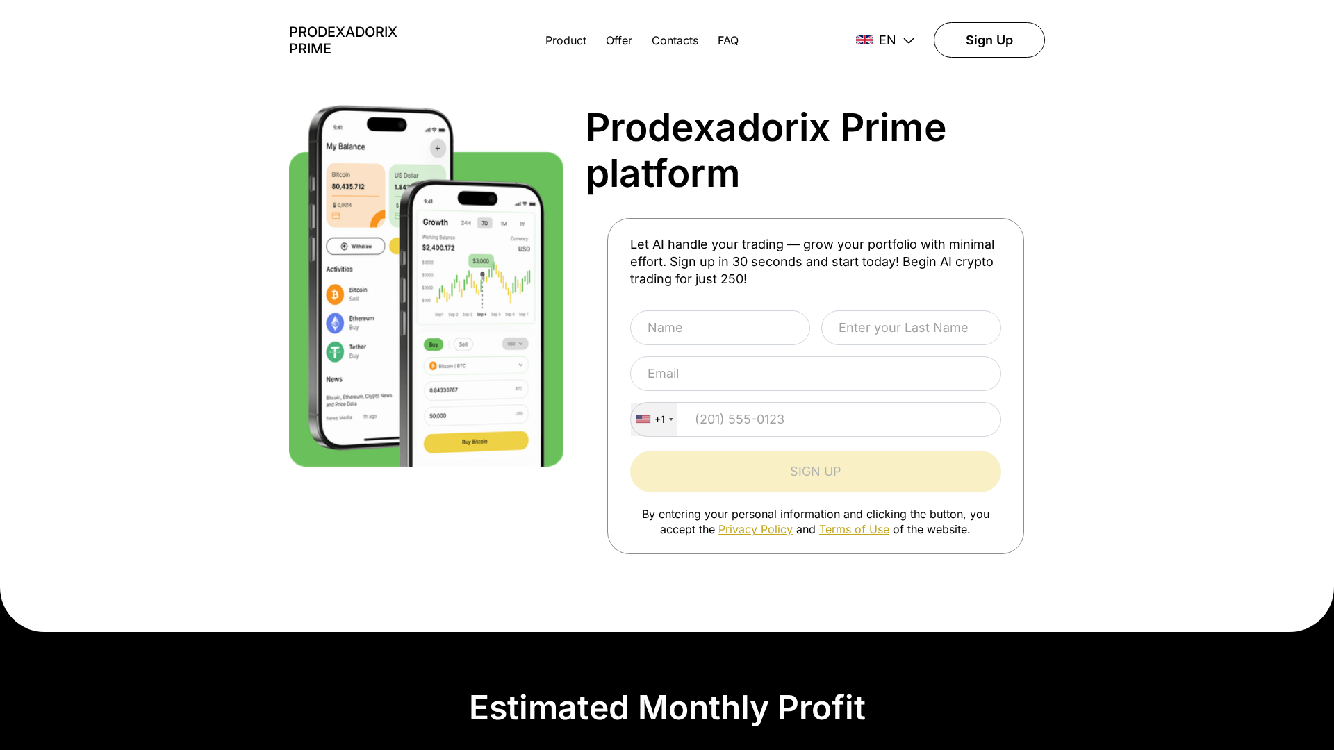 Screenshot of prodexadorix-prime.sbs
