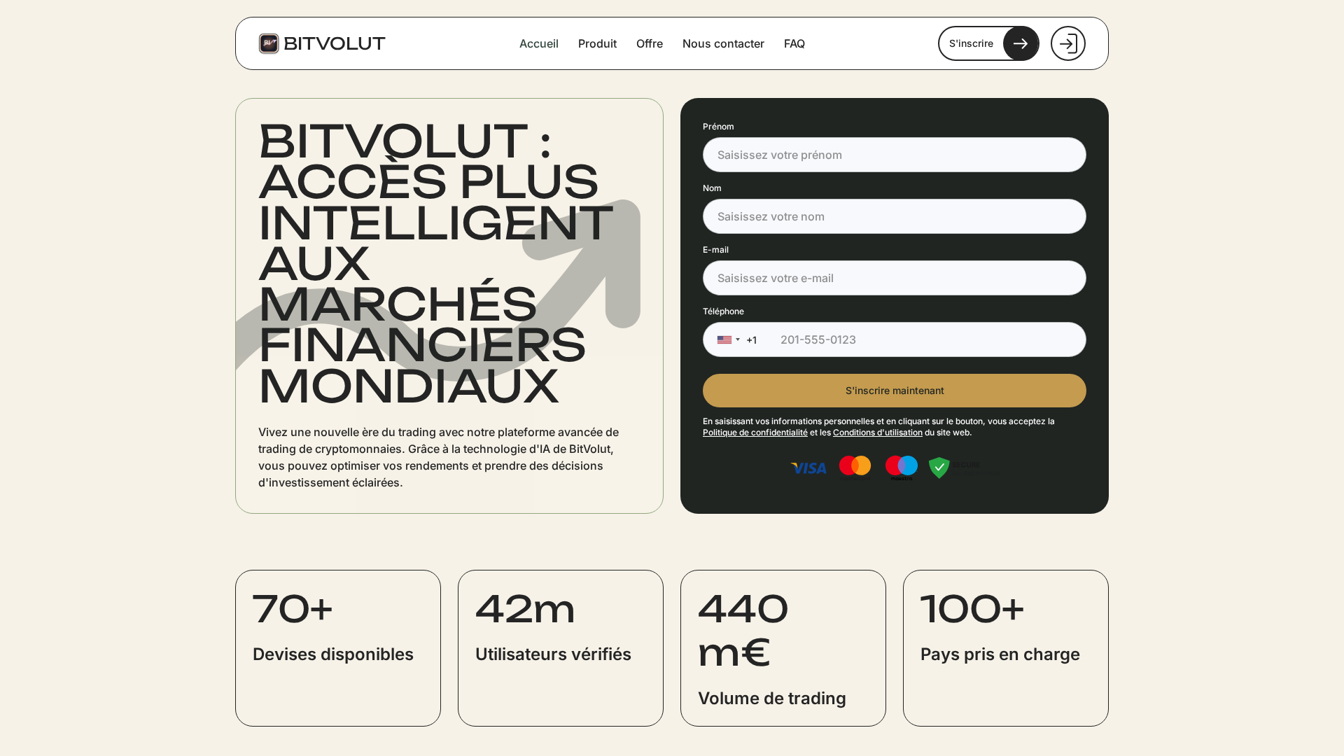 Screenshot of bitvolut.click