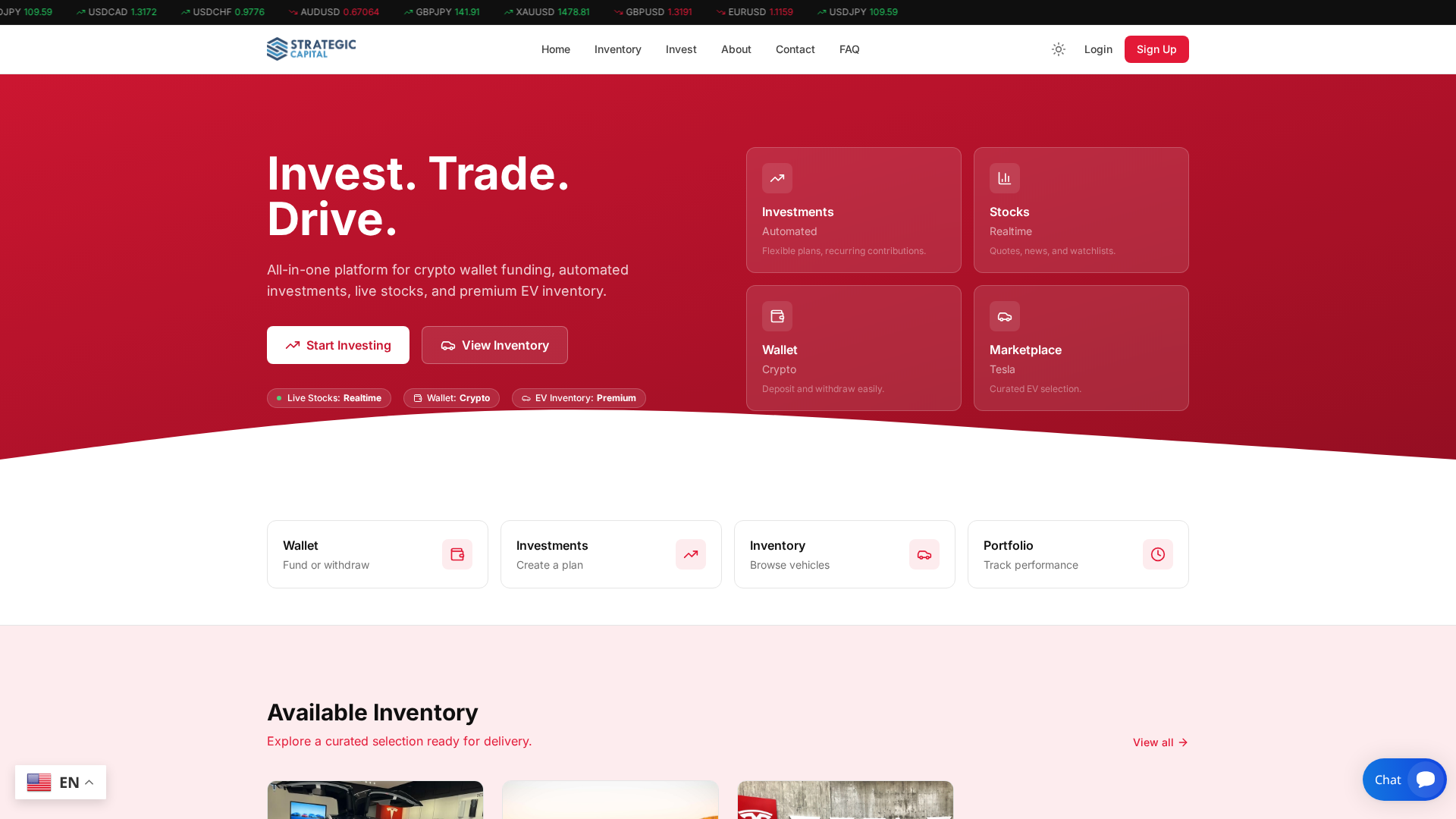 Screenshot of telsastrategiccapital.com