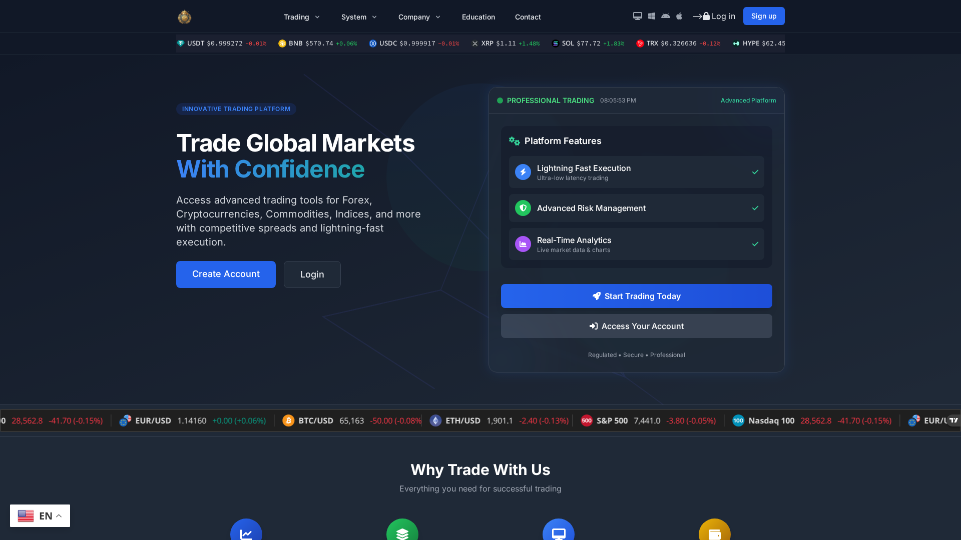 Screenshot of goldnetvest.com