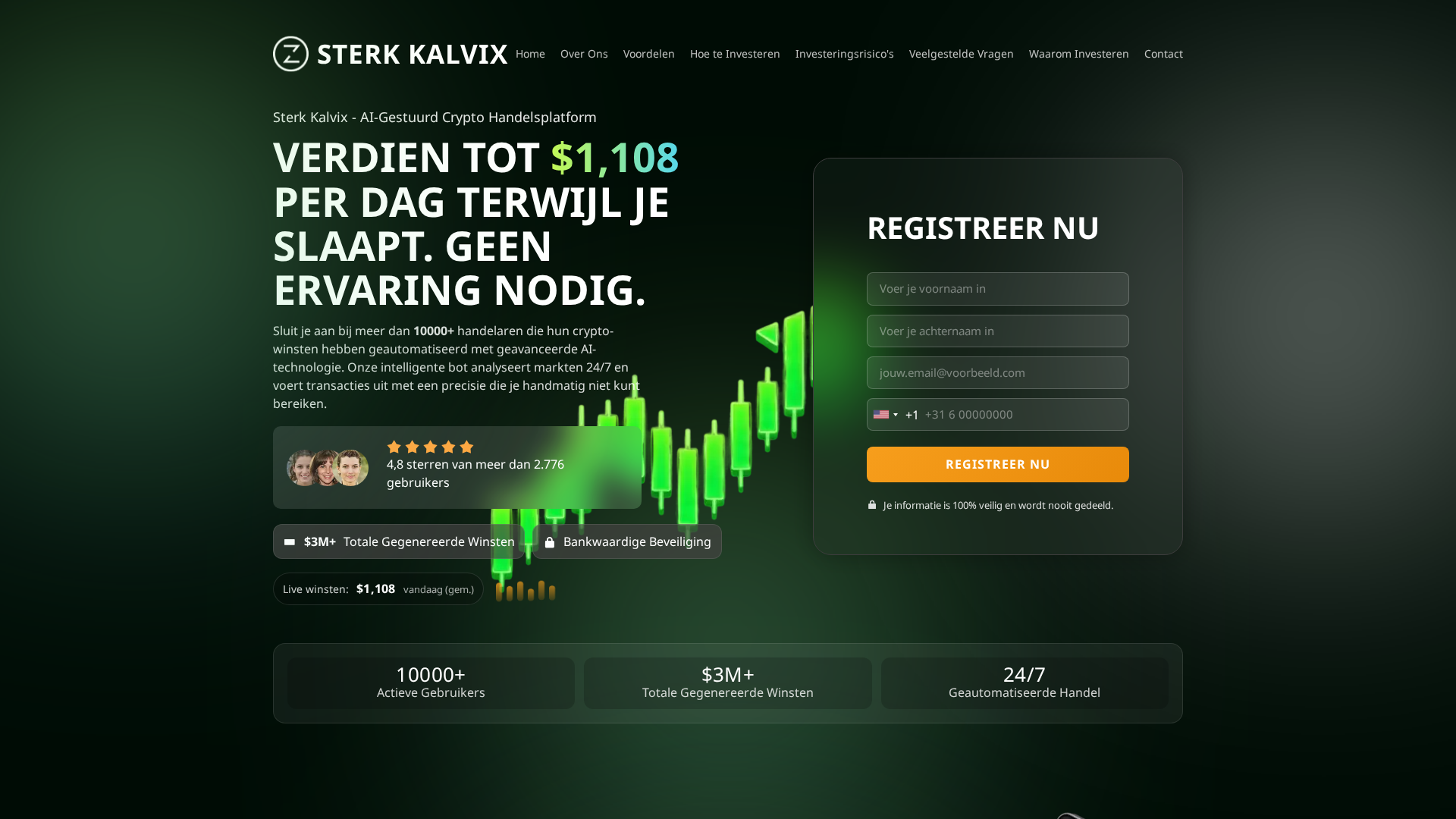 Screenshot of sterkkalvixtrade.com