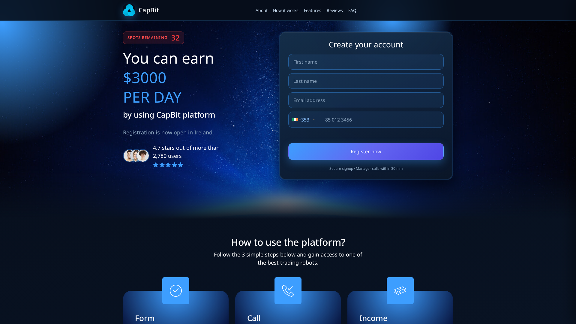 Screenshot of capbit-ie.business