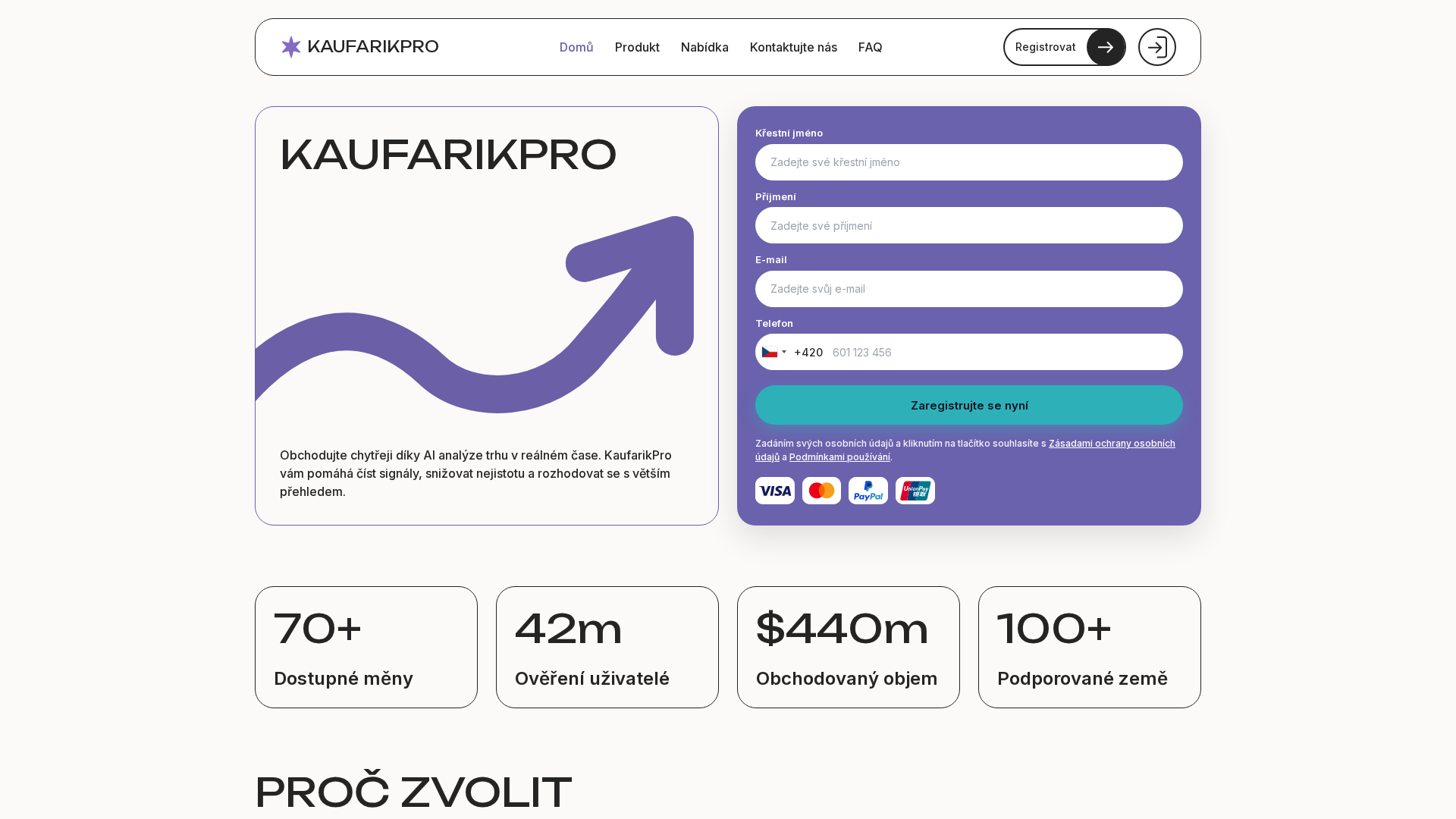 Screenshot of kaufarikpro.net