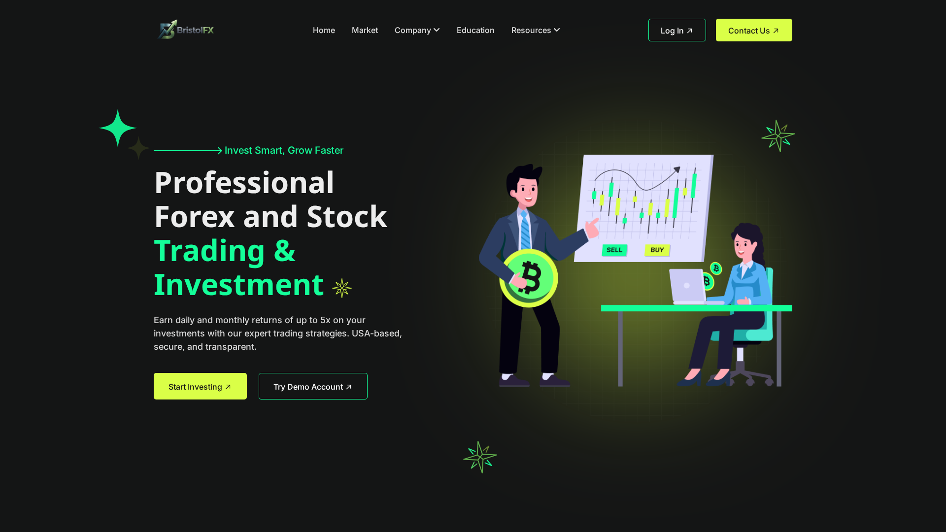 Screenshot of bristolfx.pro