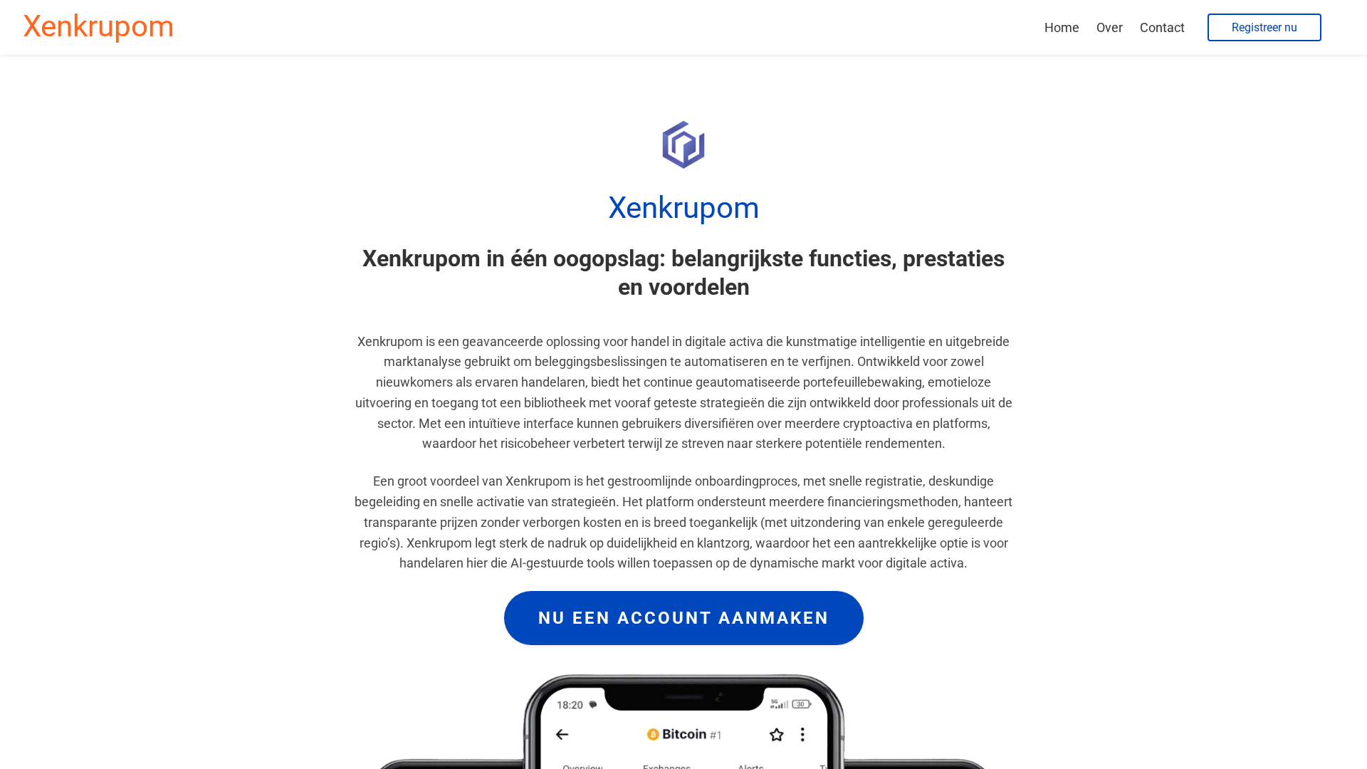 Screenshot of xenkrupom-aibot.com