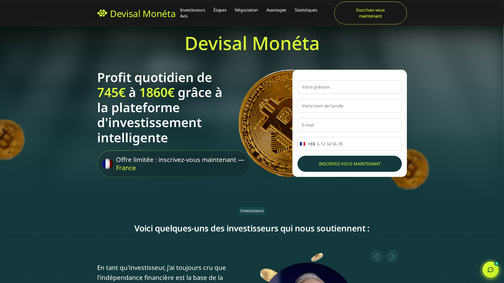 Screenshot of devisal-moneta.cfd