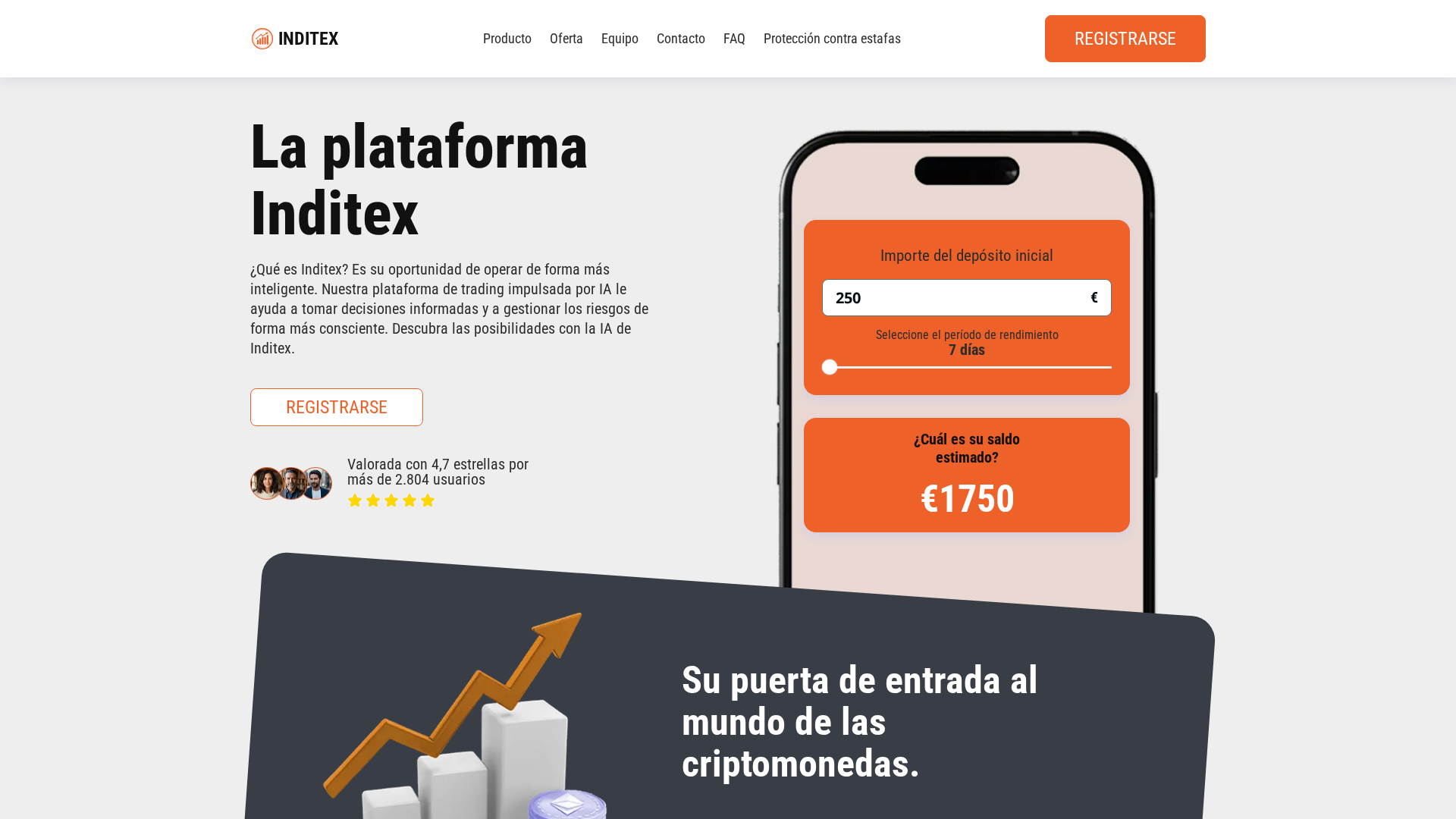 Screenshot of inditex-ia.com