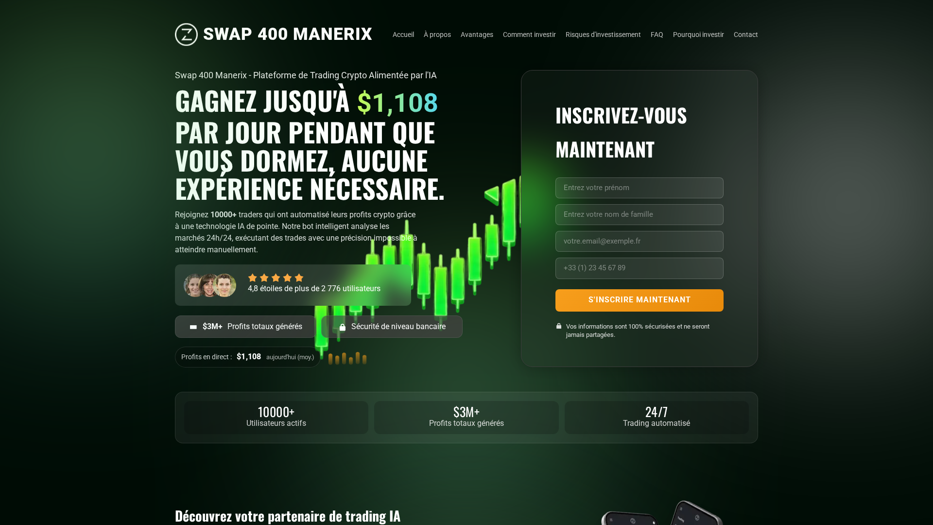 Screenshot of swap400manerix.com