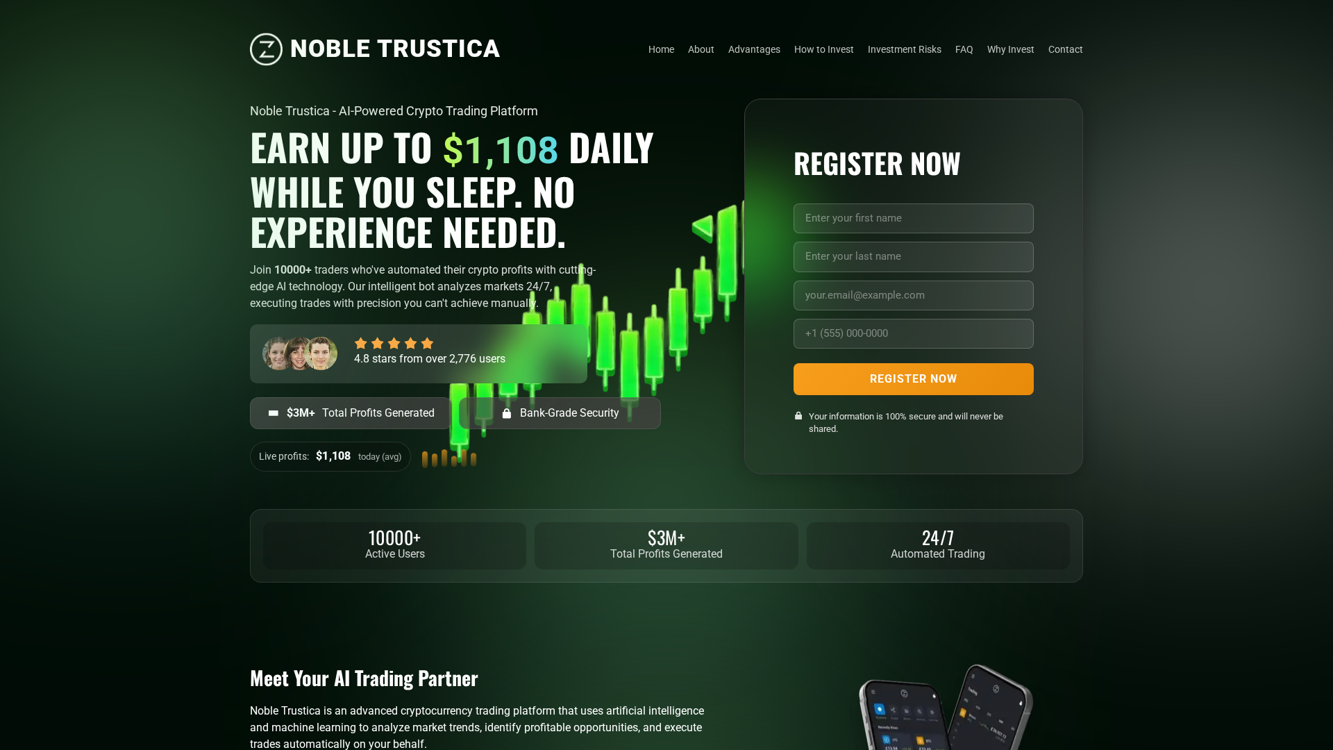 Screenshot of nobletrustica.net