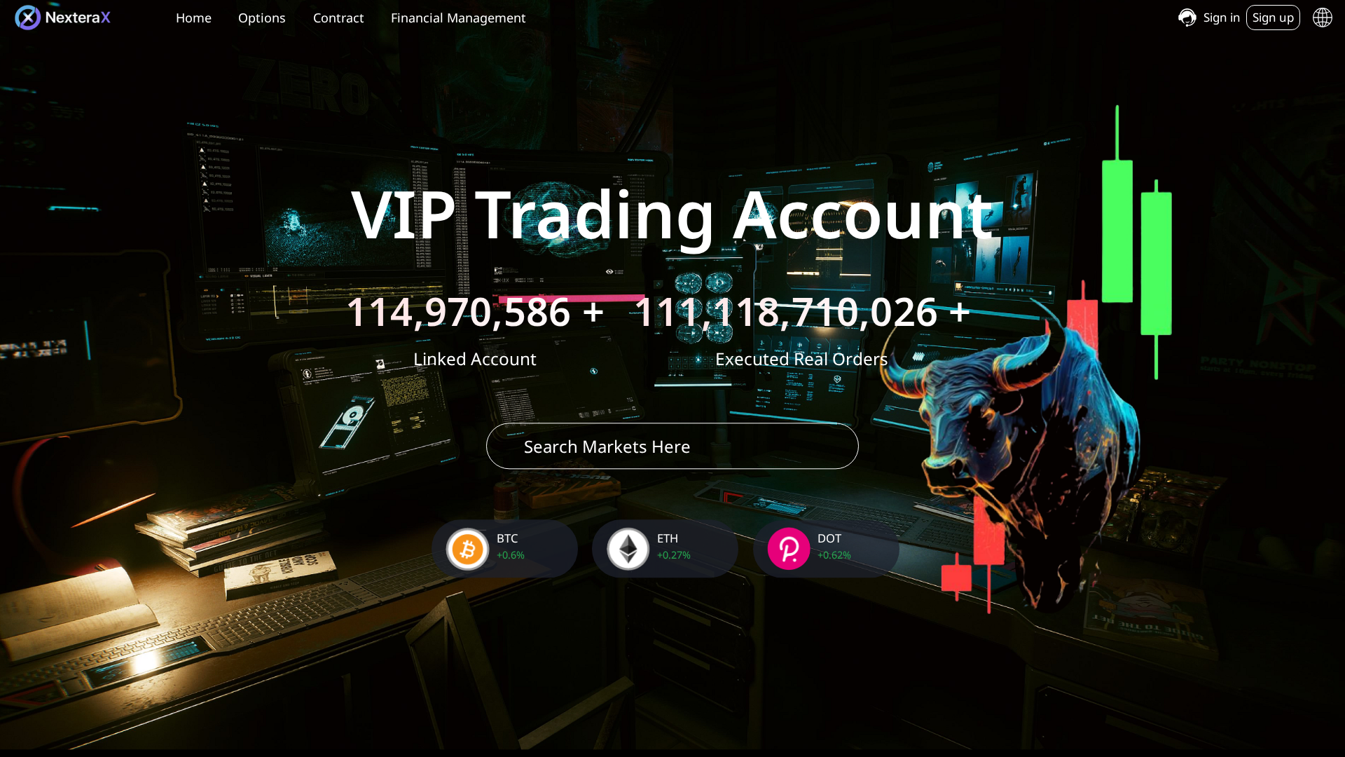 Screenshot of nexteraxc.com