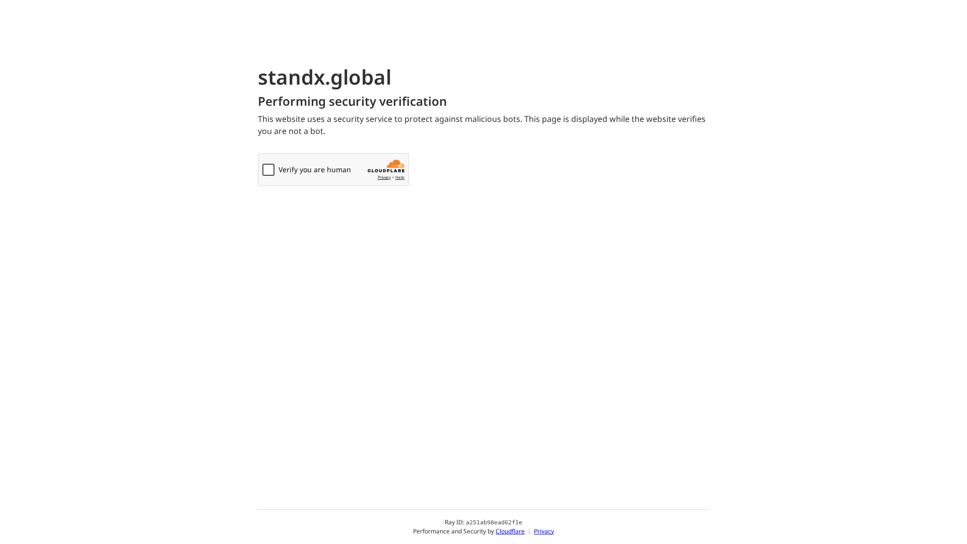 Screenshot of standx.global