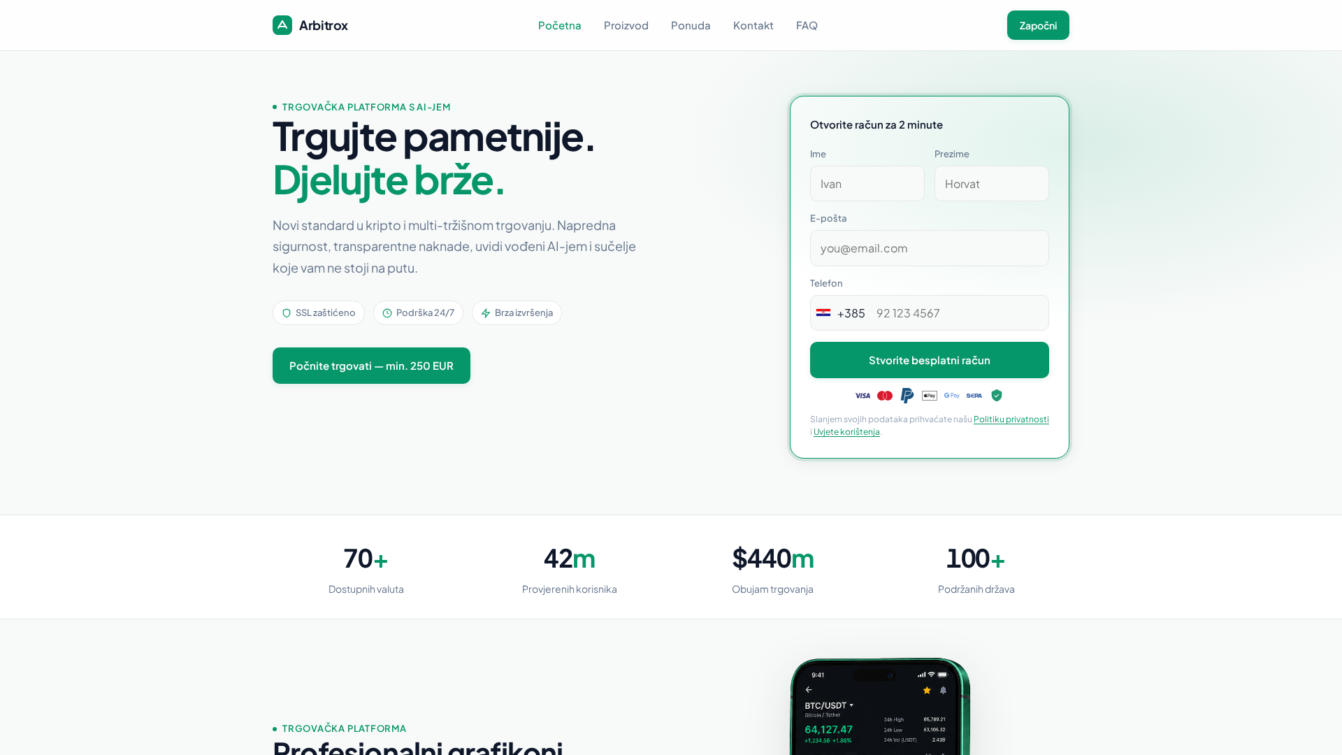 Screenshot of arbitrox.online