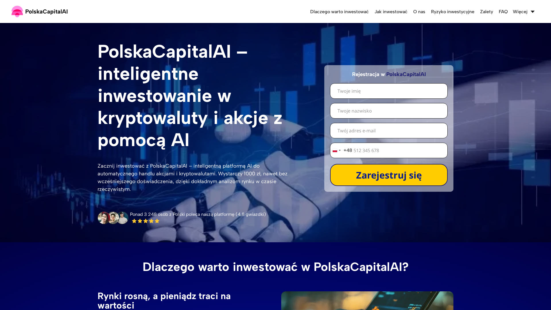 Screenshot of polska-capitalai.com