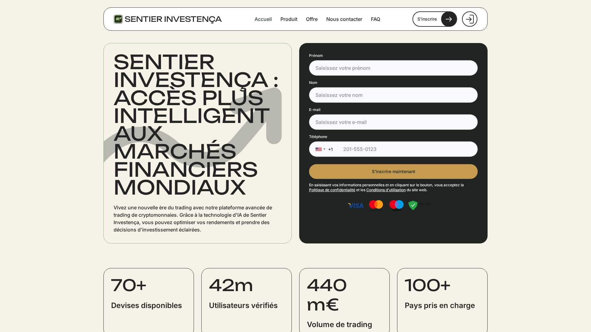 Screenshot of sentier-investenca.click