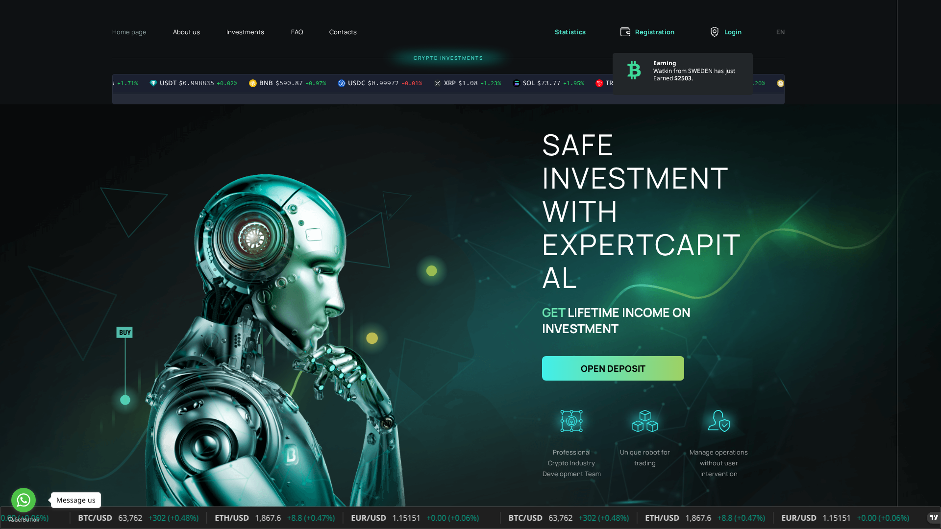 Screenshot of apexexpertcapitalltd.com