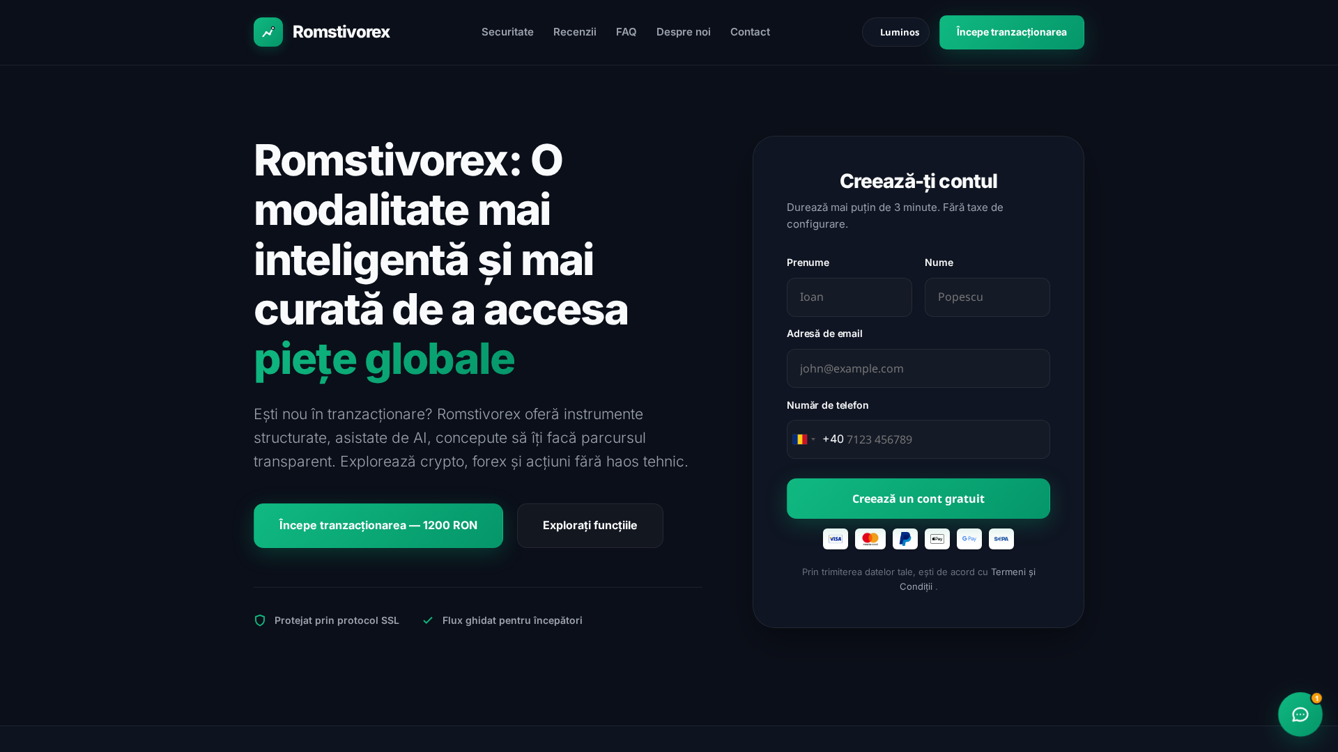 Screenshot of romstivorex.com