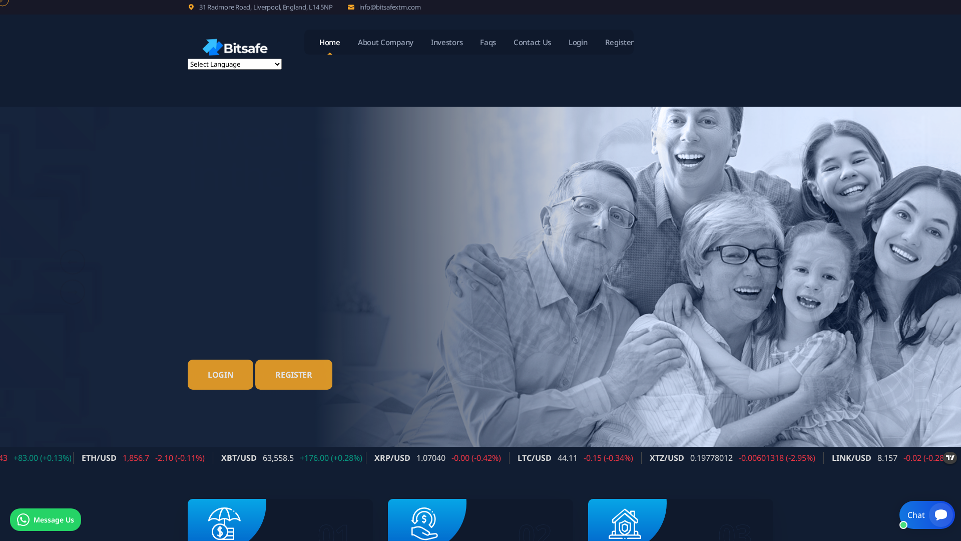 Screenshot of bitsafextm.com