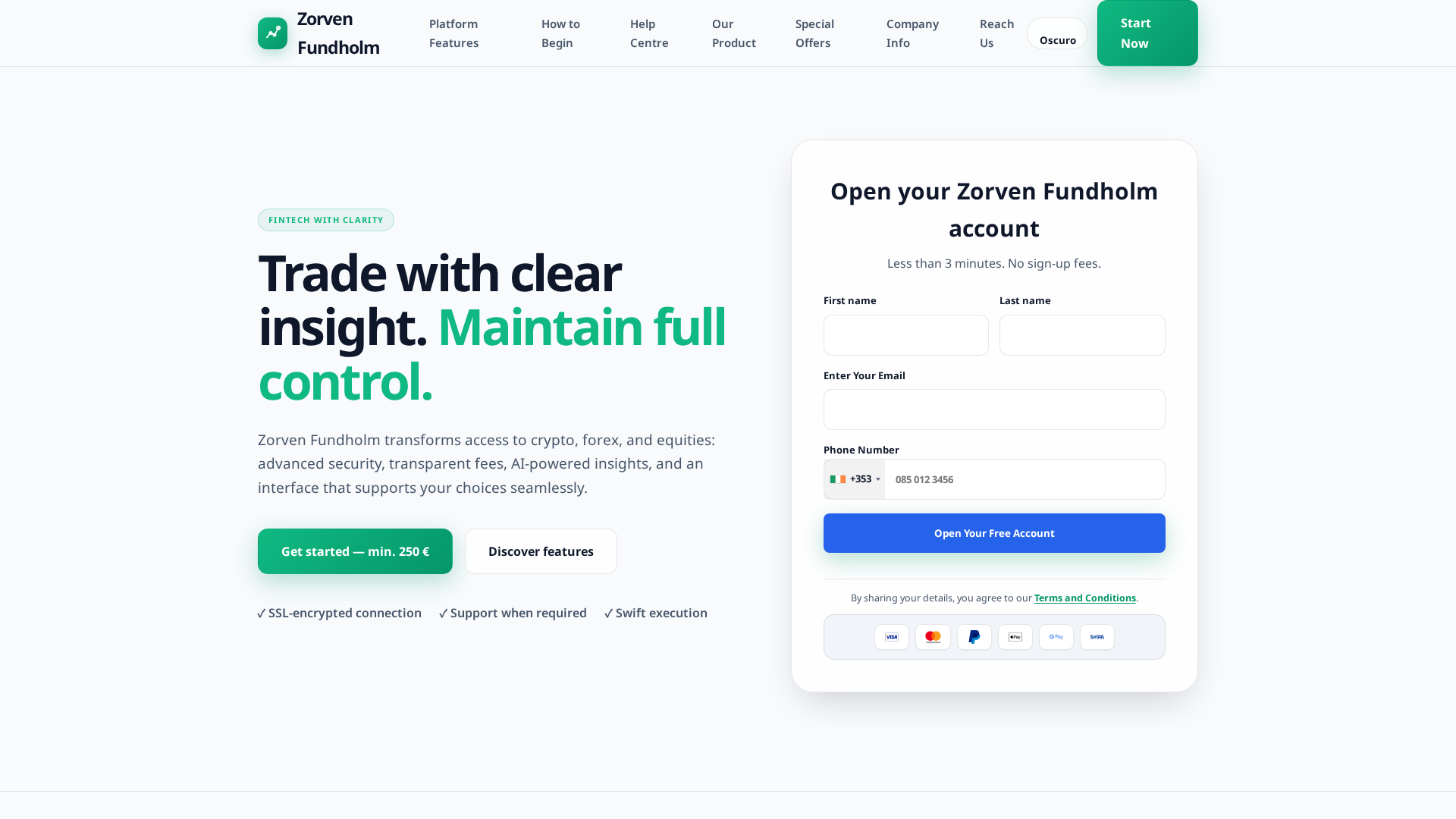Screenshot of zorven-fundholm.online
