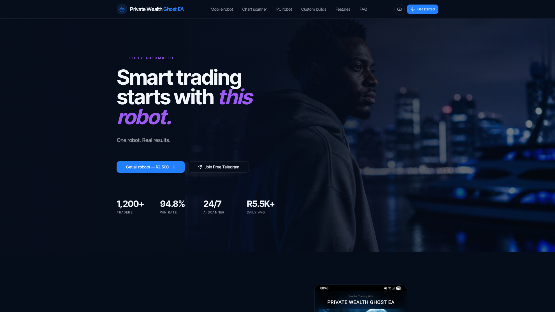 Screenshot of privatewealthghostea.com