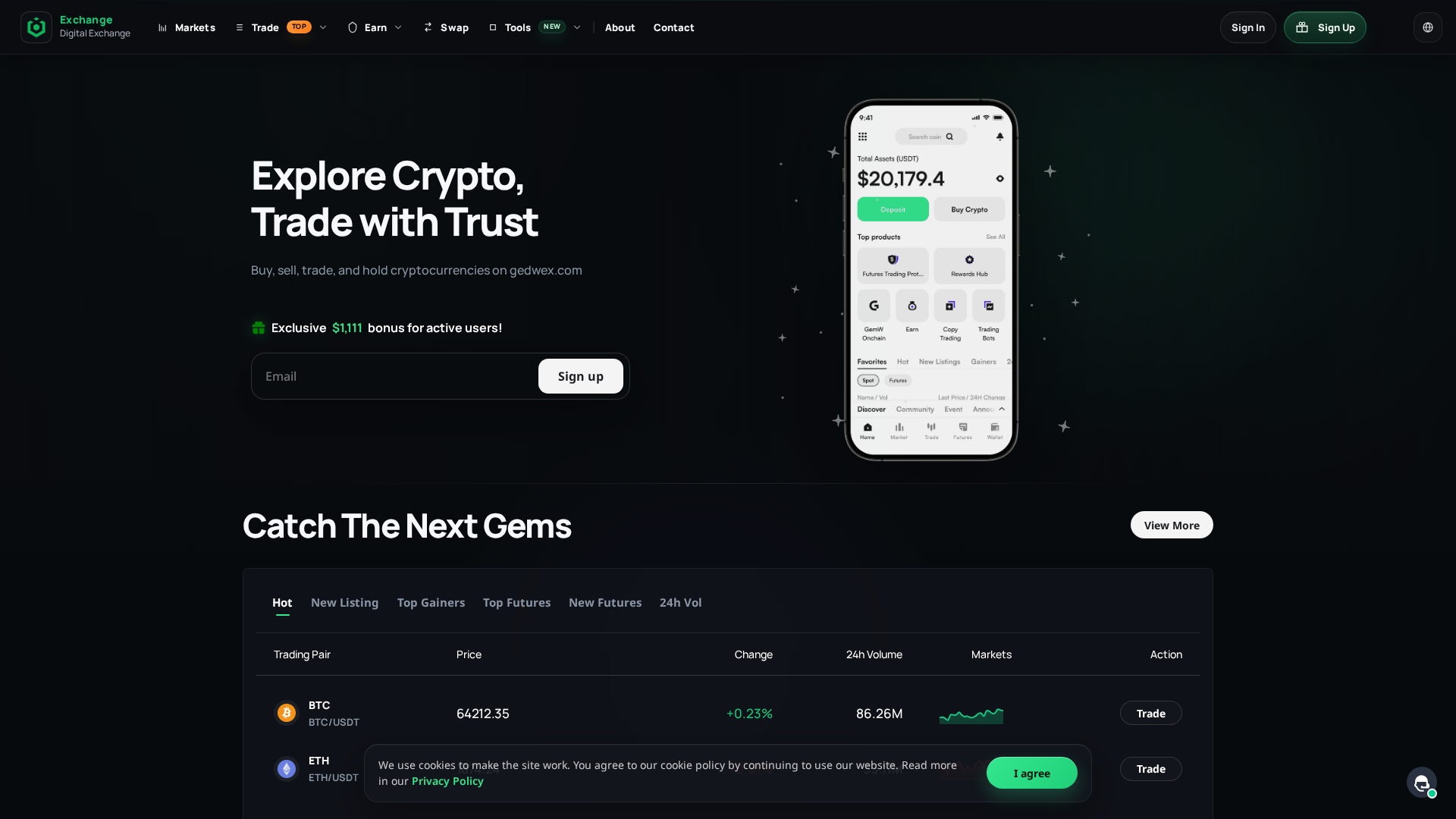 Screenshot of gedwex.com