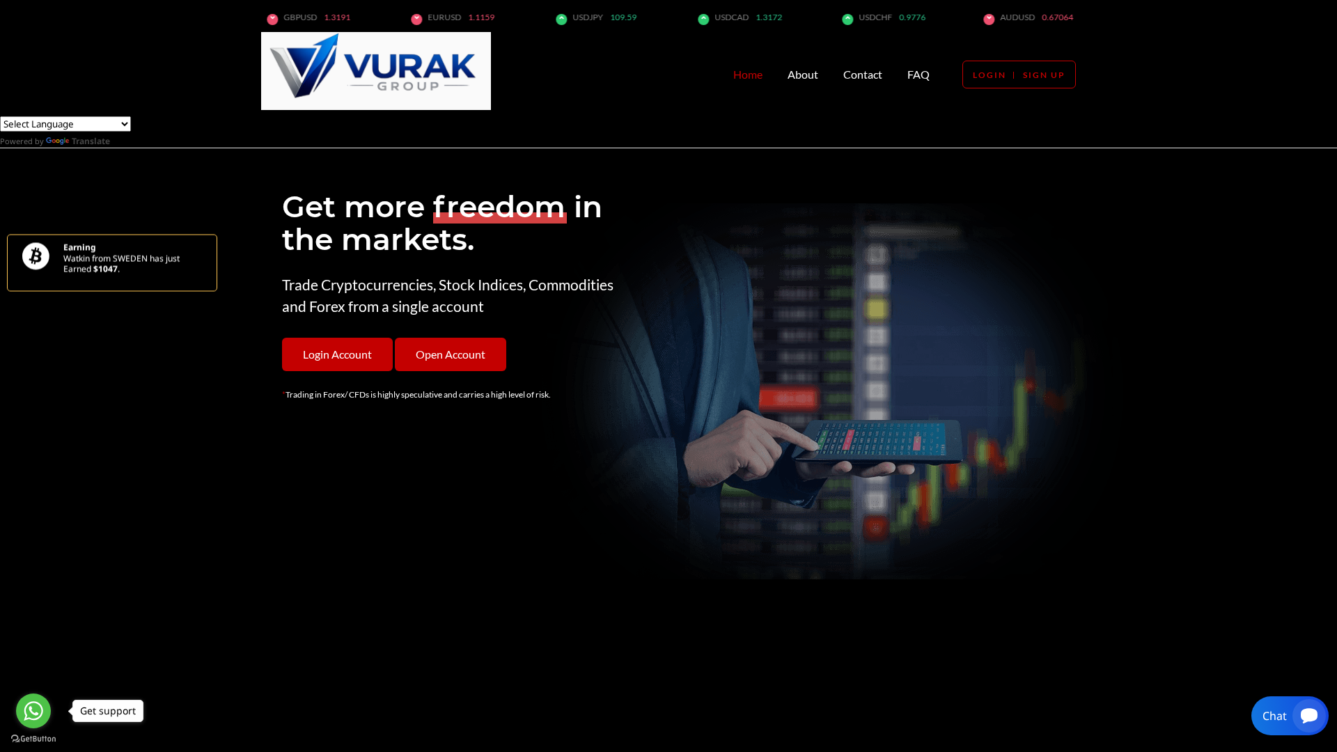 Screenshot of vurak-groups.com