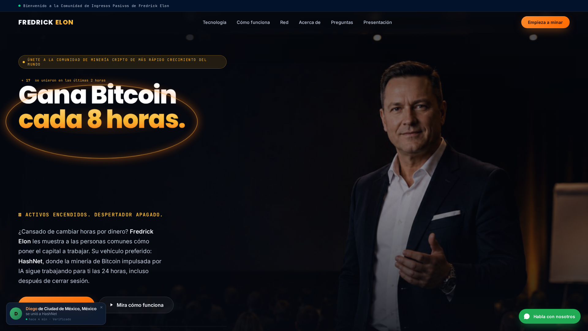 Screenshot of minayganabtc247.com