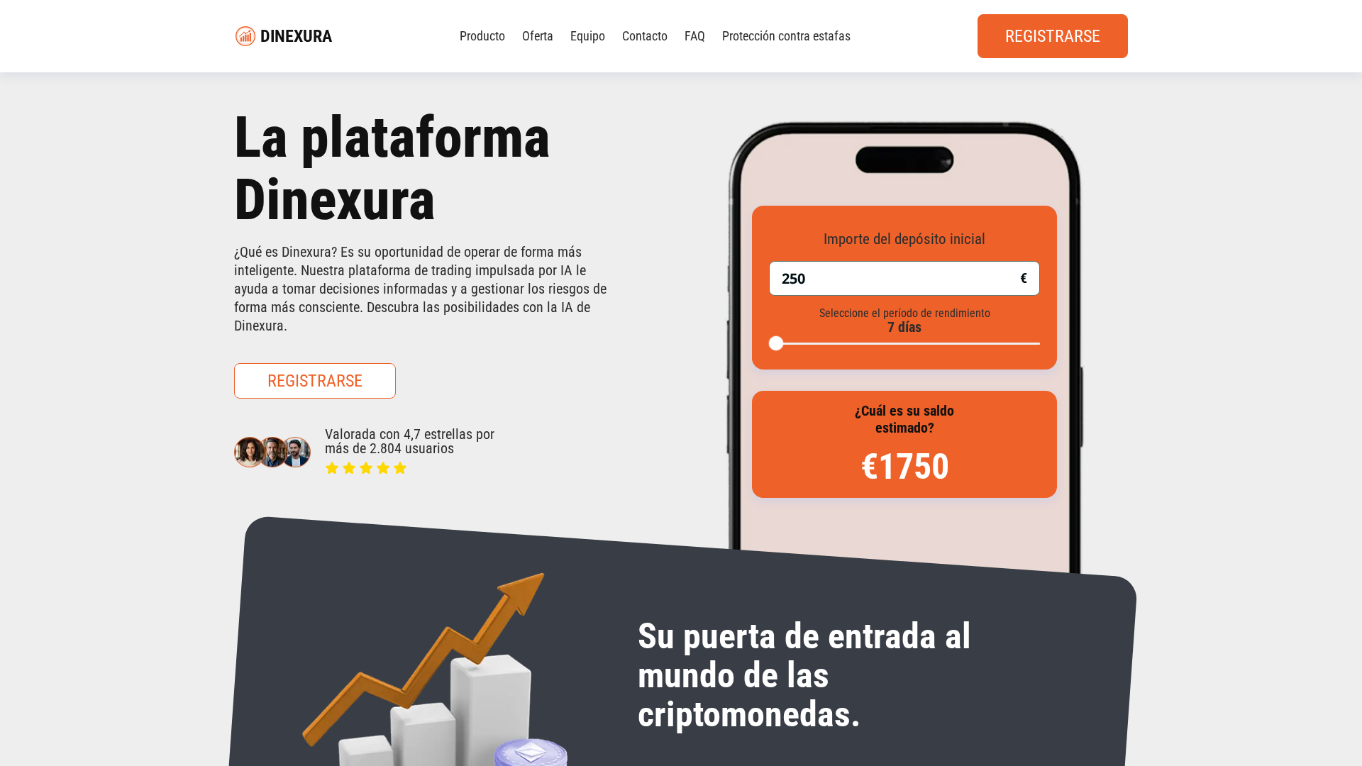 Screenshot of dinexura-ia.com