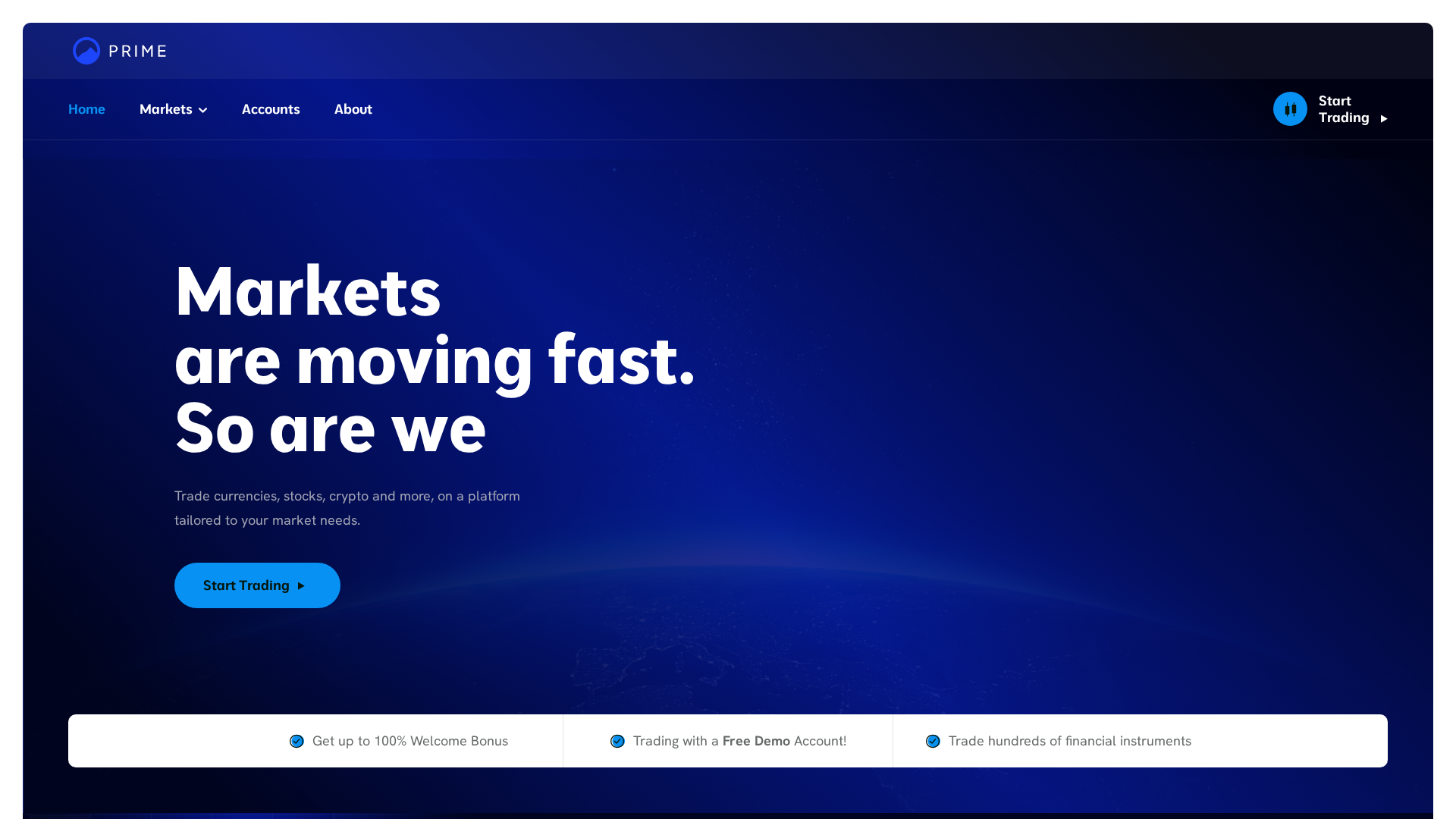 Screenshot of primedex.io
