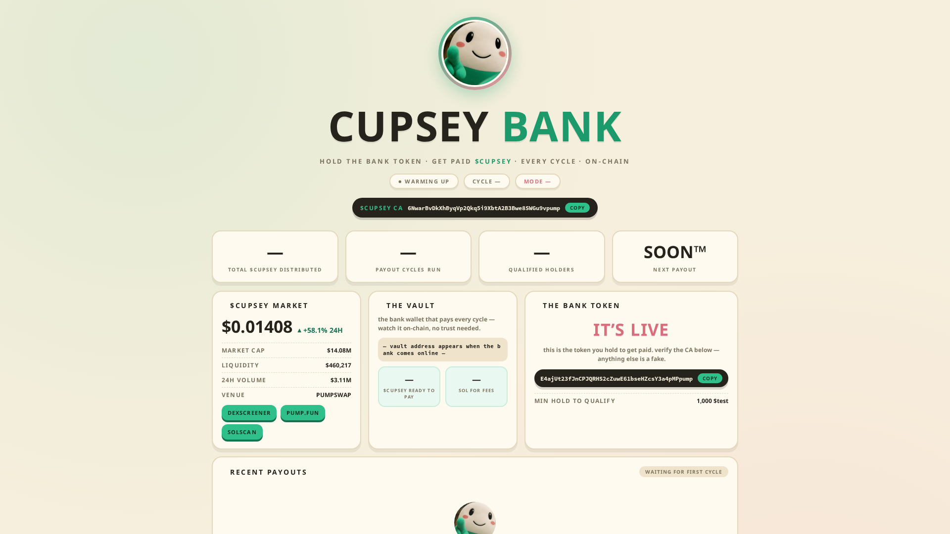 Screenshot of cupseybank.fun