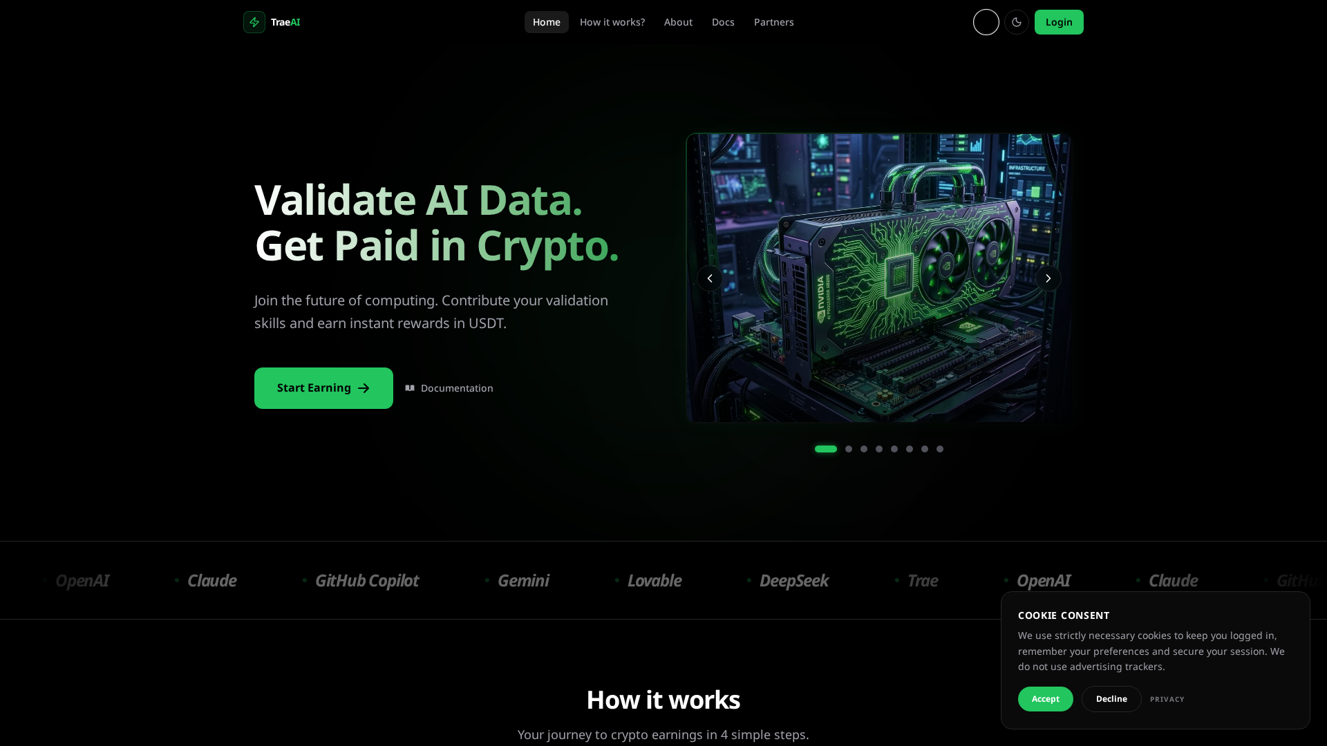 Screenshot of trae-ai-jobs.online
