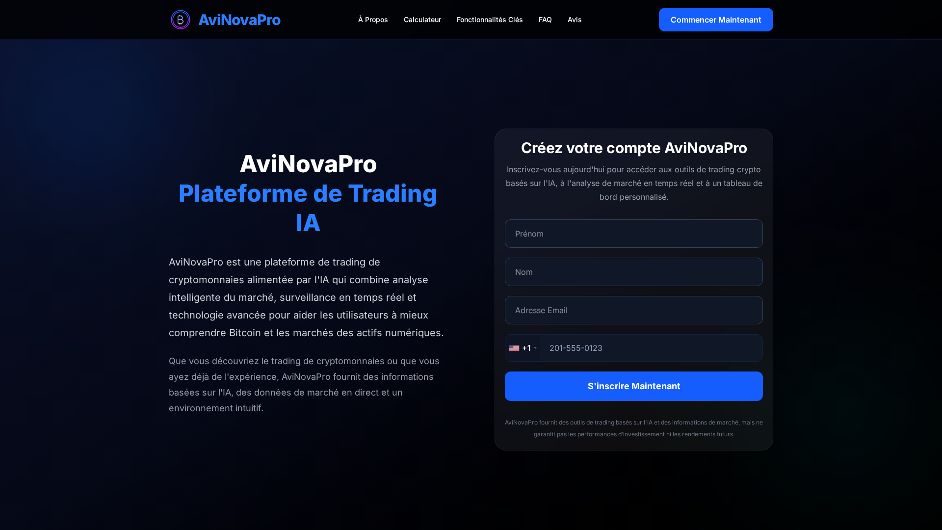 Screenshot of avinovapro.org