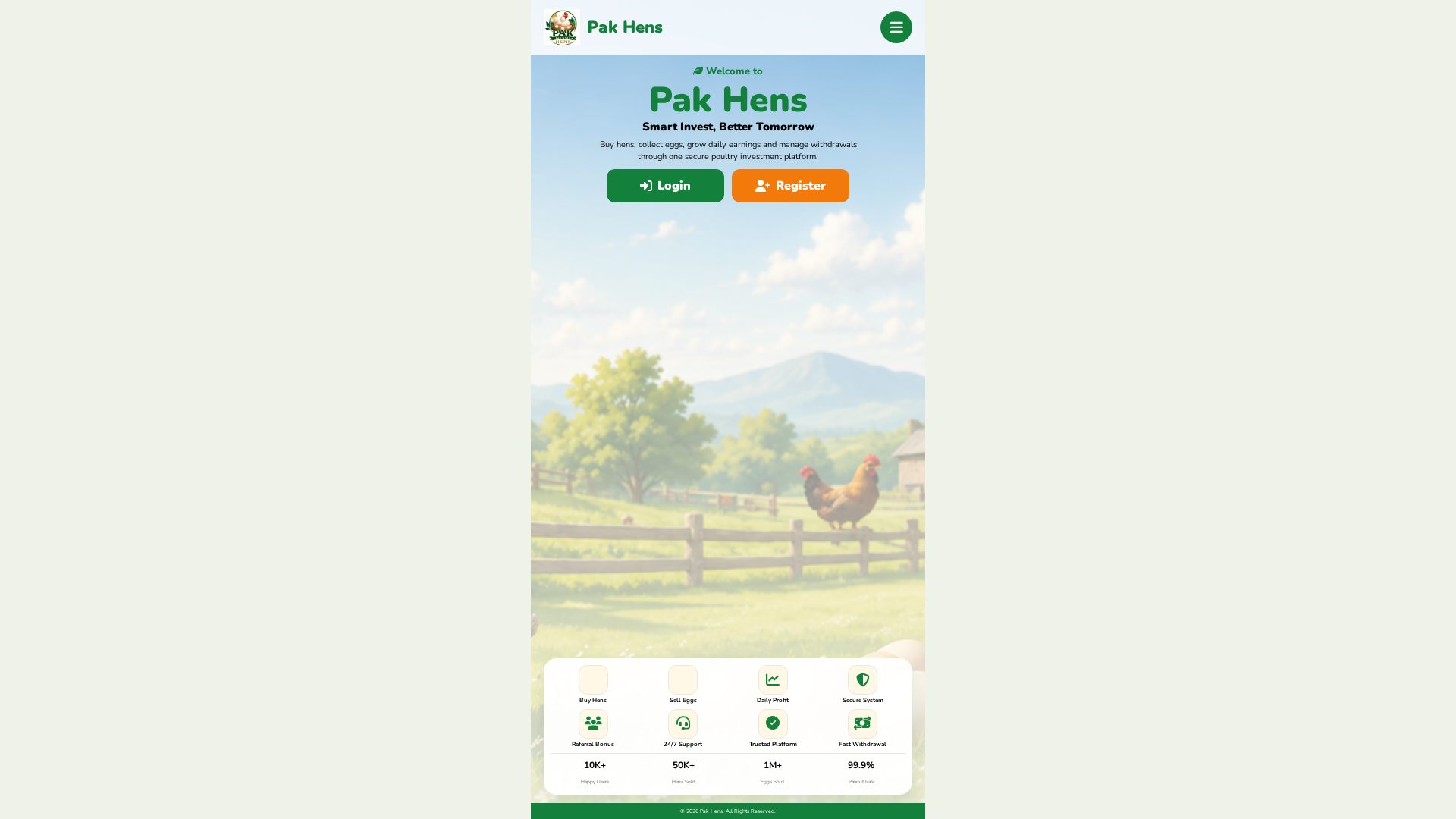 Screenshot of goldennestpoultry.com